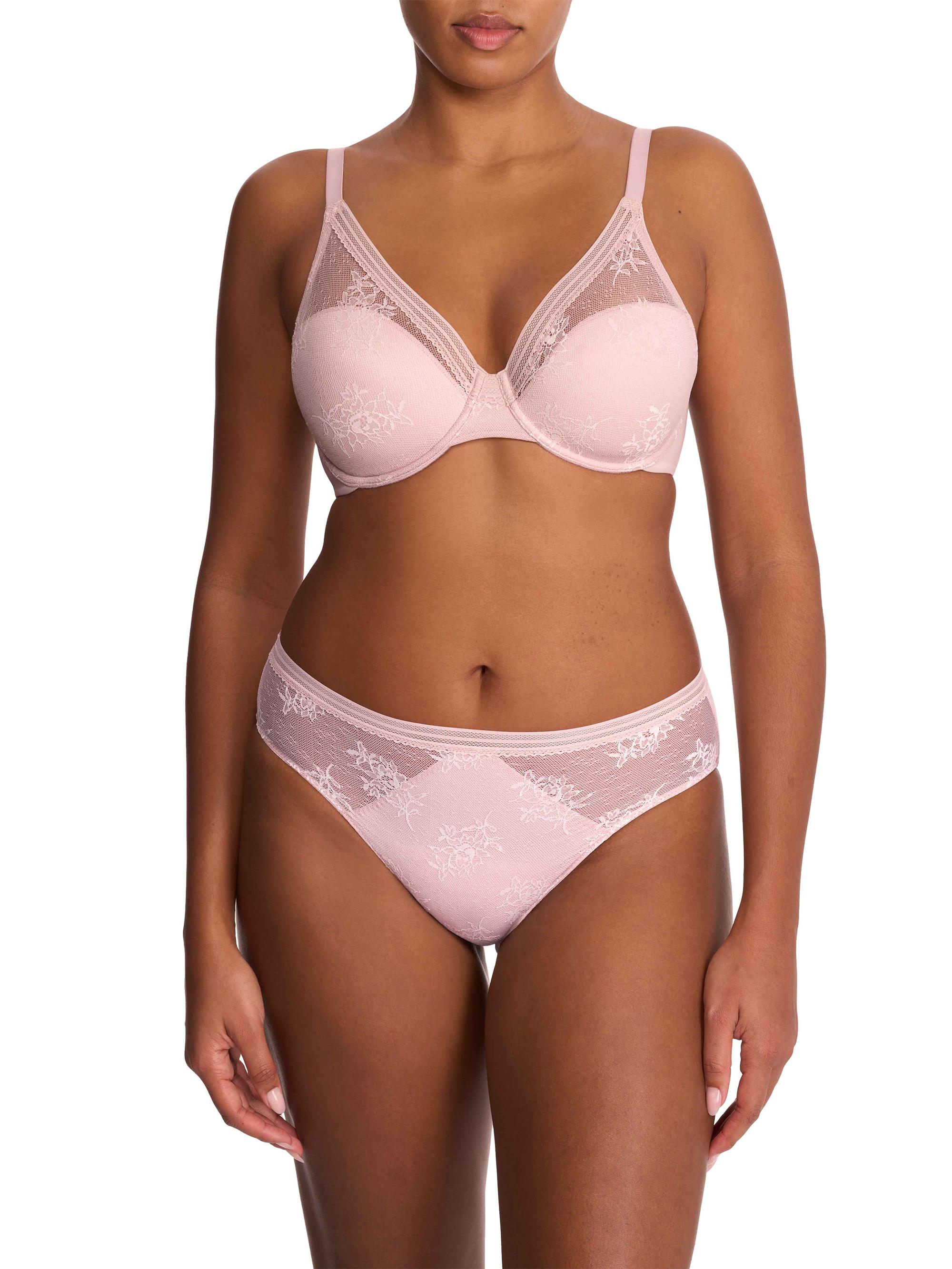 Natori Women's Love Lace Full Coverage Plunge T-Shirt Bra - Warm White | Thumbnail 5