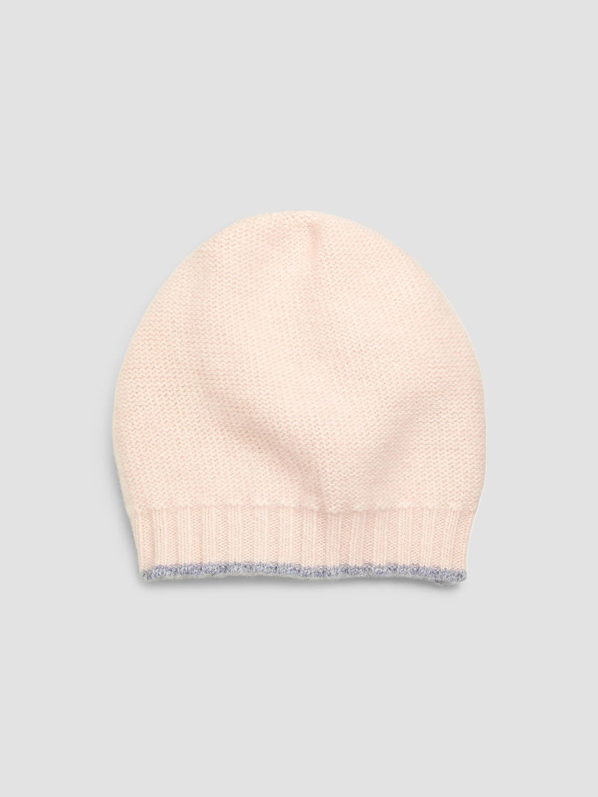 Saks Fifth Avenue Cashmere Pom Beanie (one size), in Pelican Gray Saks Fifth Avenue | Accessories | Saks Fifth Avenue Cashmere  main image 4