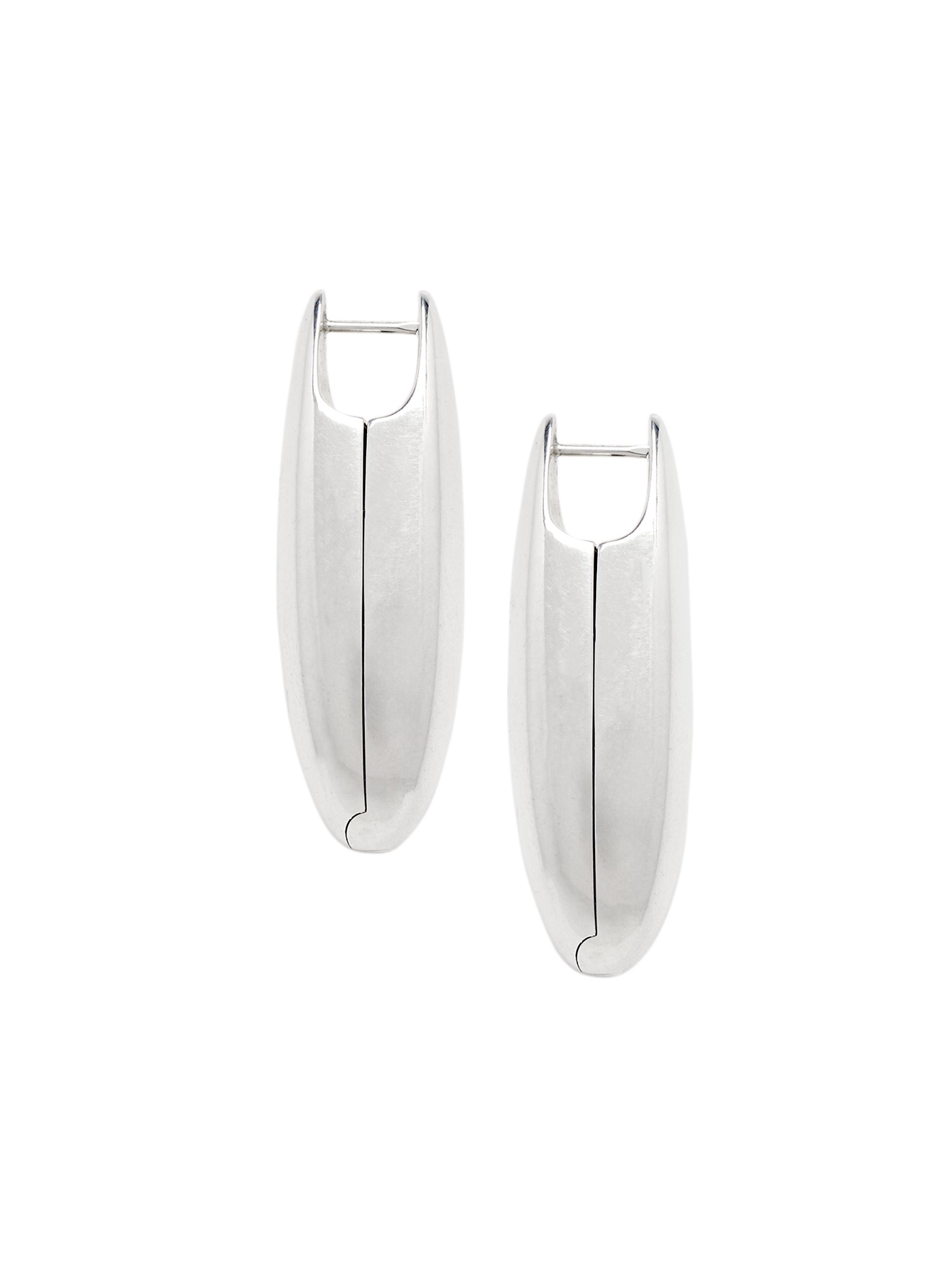 Bottega Veneta Women's Sterling Silver Sculptural Earrings - Silver