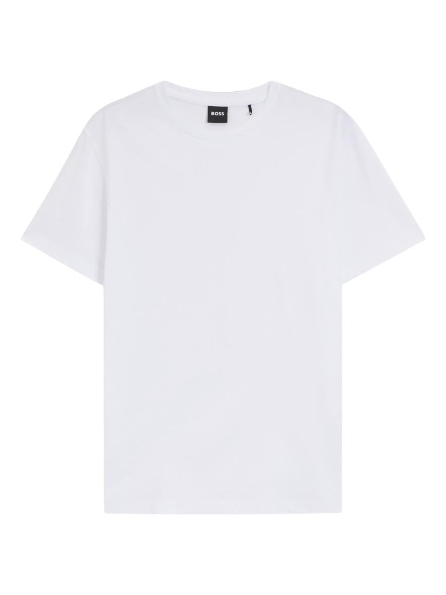 BECKHAM X BOSS▼cotton T-shirt▼半袖Tシャツ BOSS BECKHAM x BOSS T-shirt in mercerised cotton | Saks
