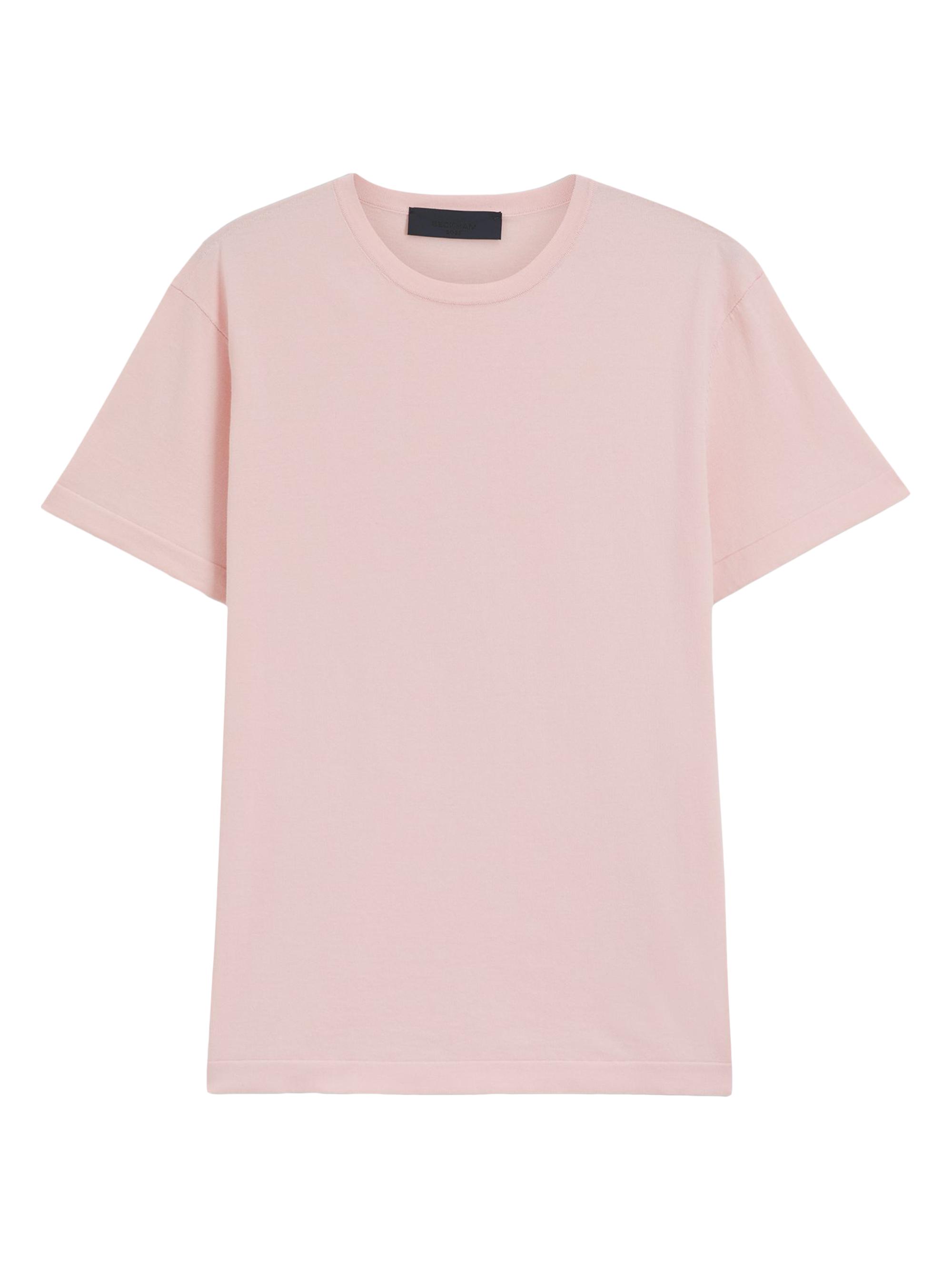 BOSS Men's Beckham x Boss Knitted Sweater in Cotton - Pink