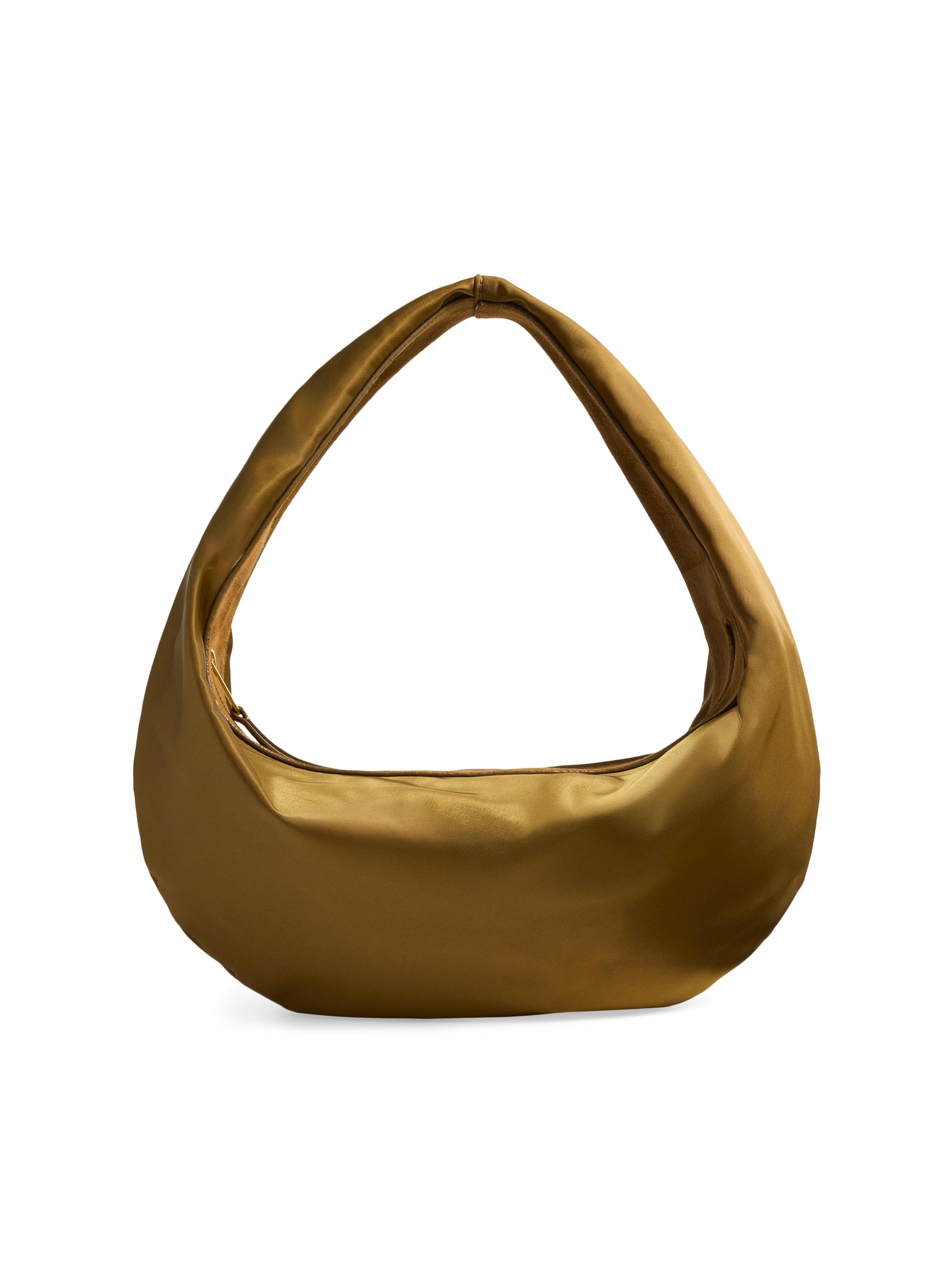 Khaite Women's  Olivia Sport Nylon & Suede Hobo Bag - Safari Mud