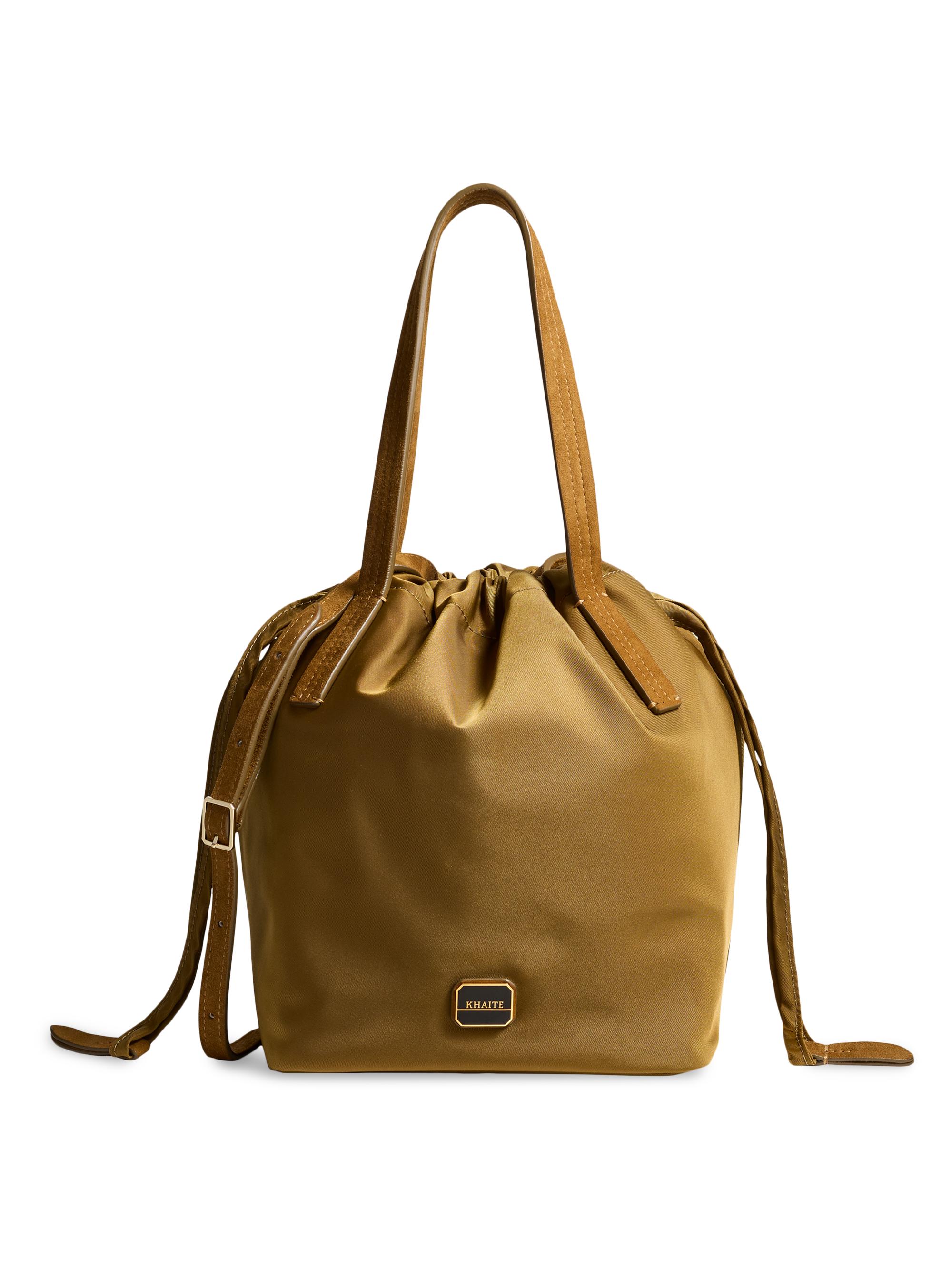 Khaite Women's Rory Drawstring Bag - Safari Mud