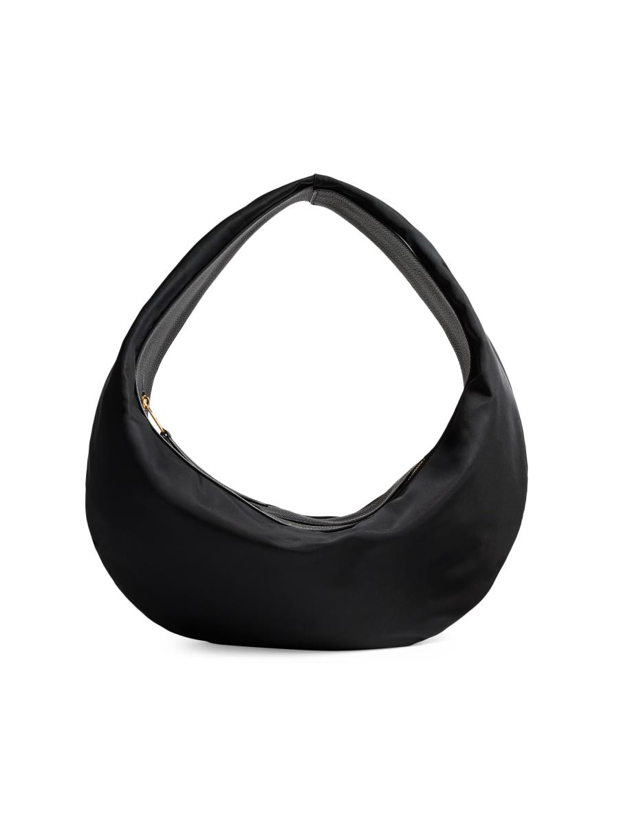 Khaite Women's Medium Olivia Sport Hobo Bag In Black