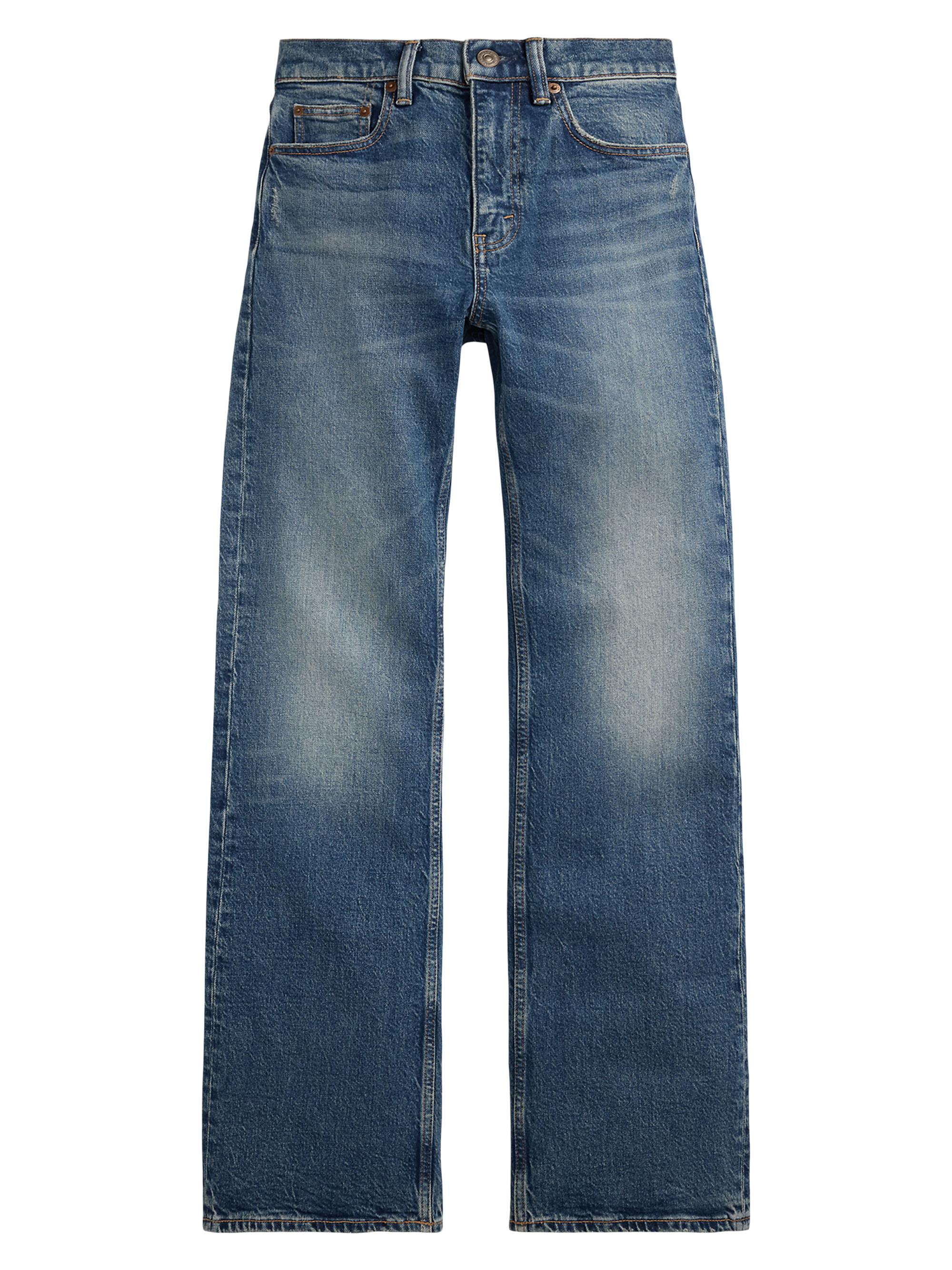Polo Ralph Lauren High-Rise Wide-Leg Crop Jeans | Saks Fifth Avenue