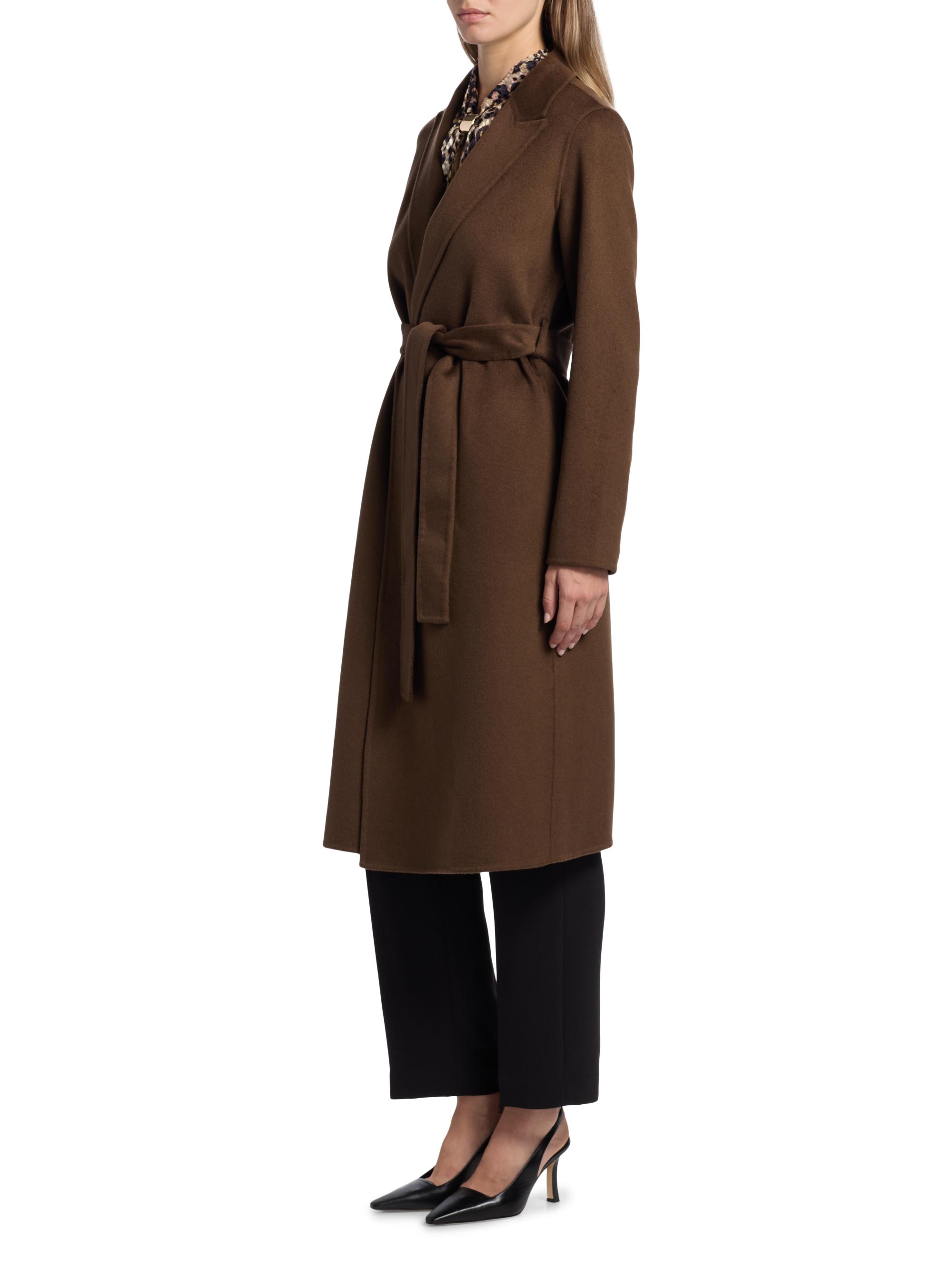 Elie Tahari Nora Wool-Blend Belted Coat | Saks Fifth Avenue