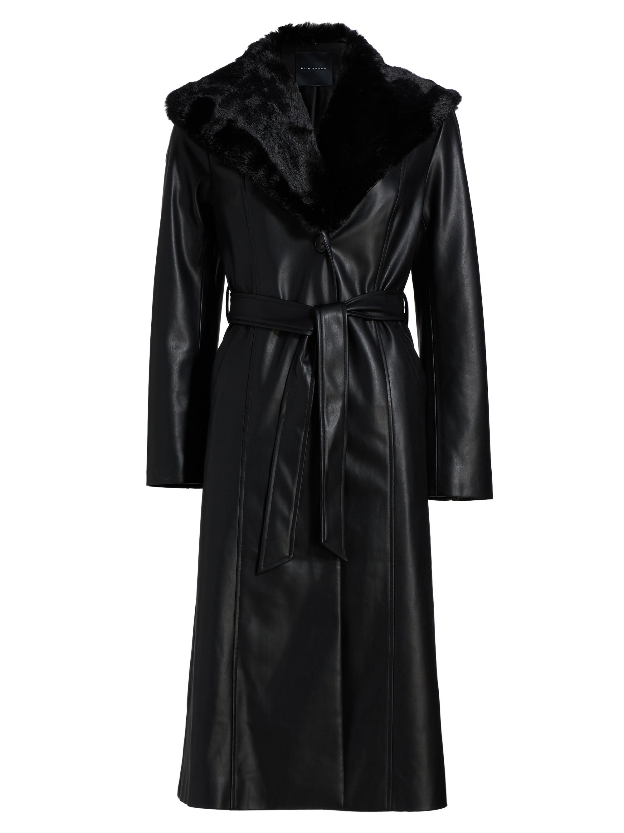 Lamarque Sarita Leather Maxi Coat | Saks Fifth Avenue