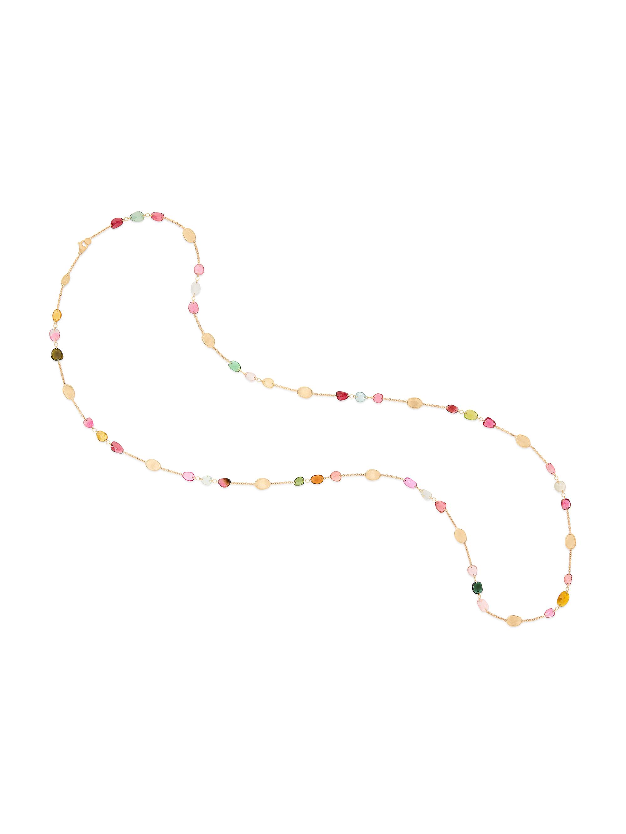 Marco Bicego Women's Lunaria Color 18K Yellow Gold & Tourmaline Long Necklace - Yellow Gold