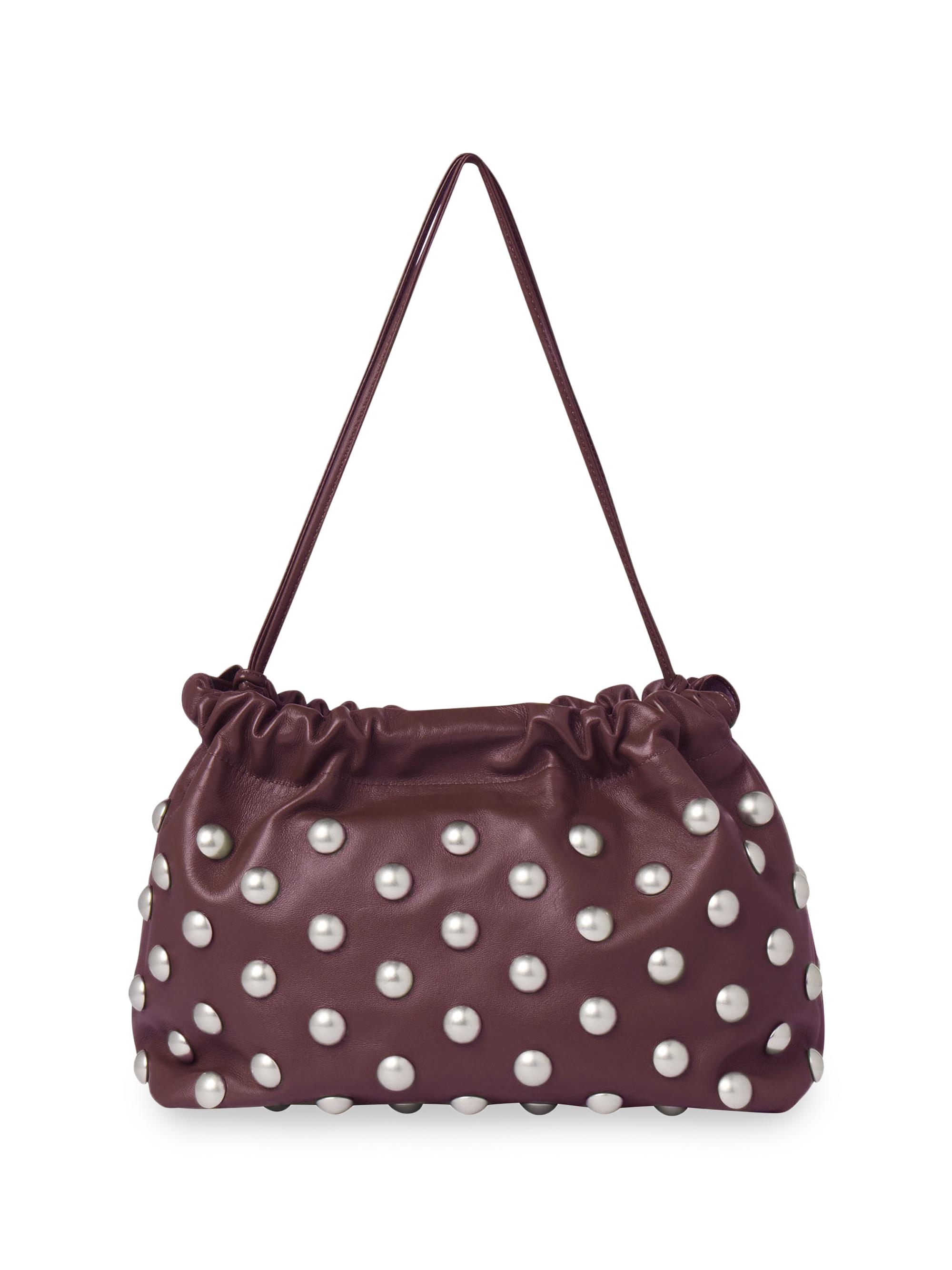 A.L.C. Women's Arlo Studded Leather Bag - Deep Plum