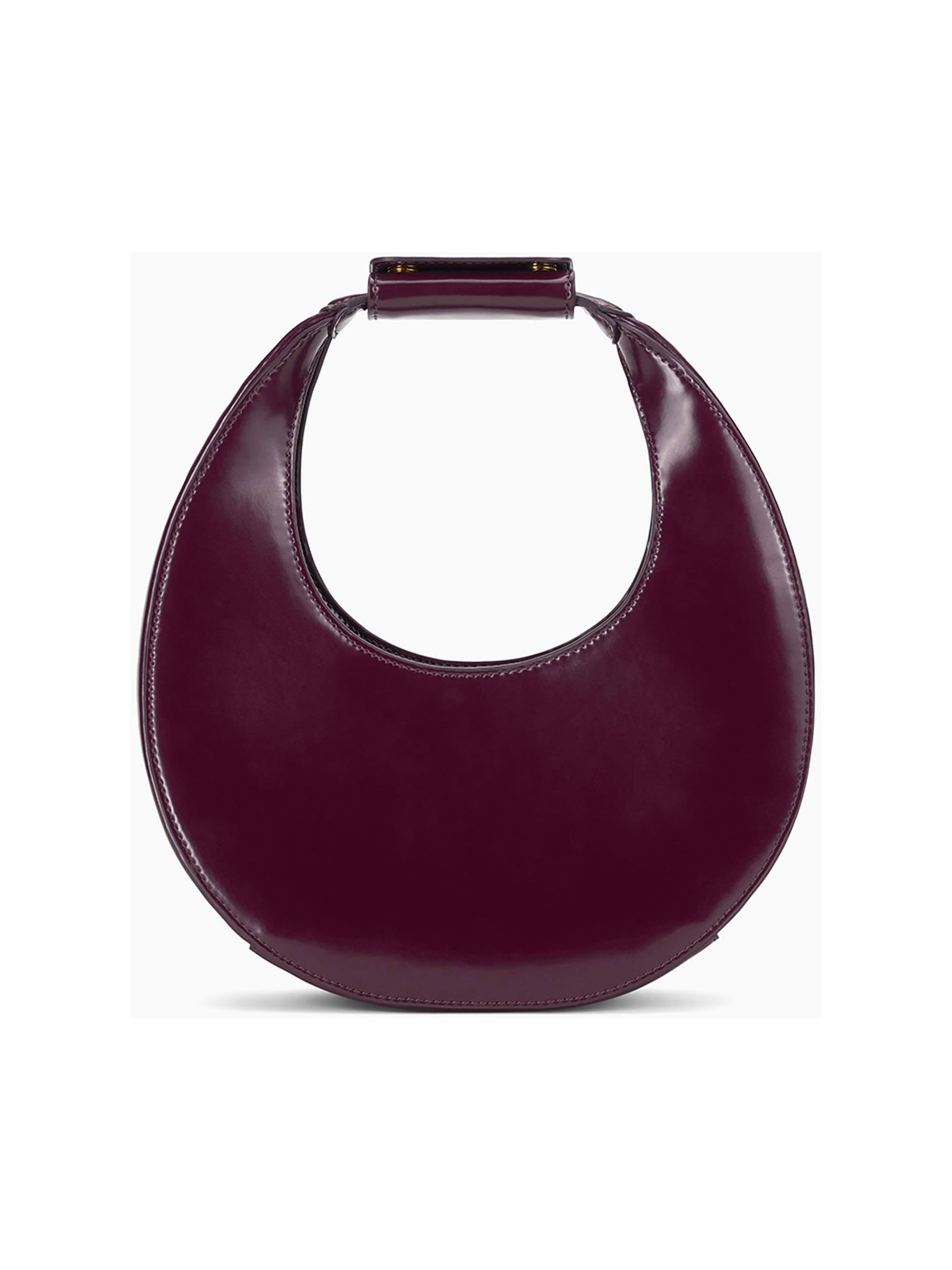 Staud Women's Mini Moon Leather Shoulder Bag - Syrah