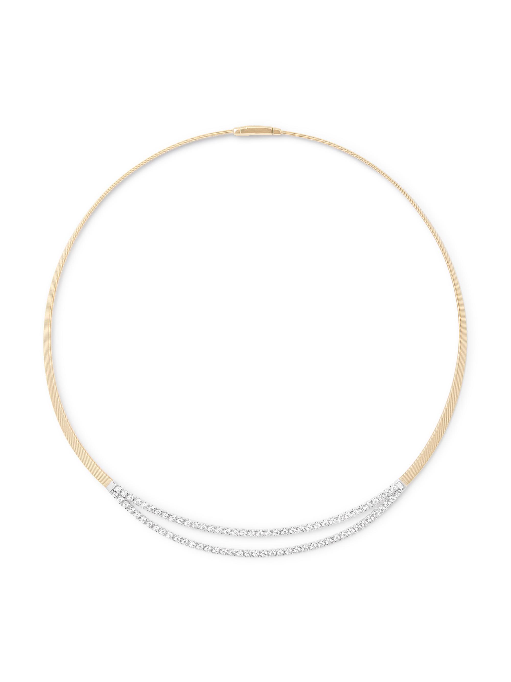 Marco Bicego Women's Masai Two-Tone 18K Gold & 1.94 TCW Diamond Necklace - Yellow Gold