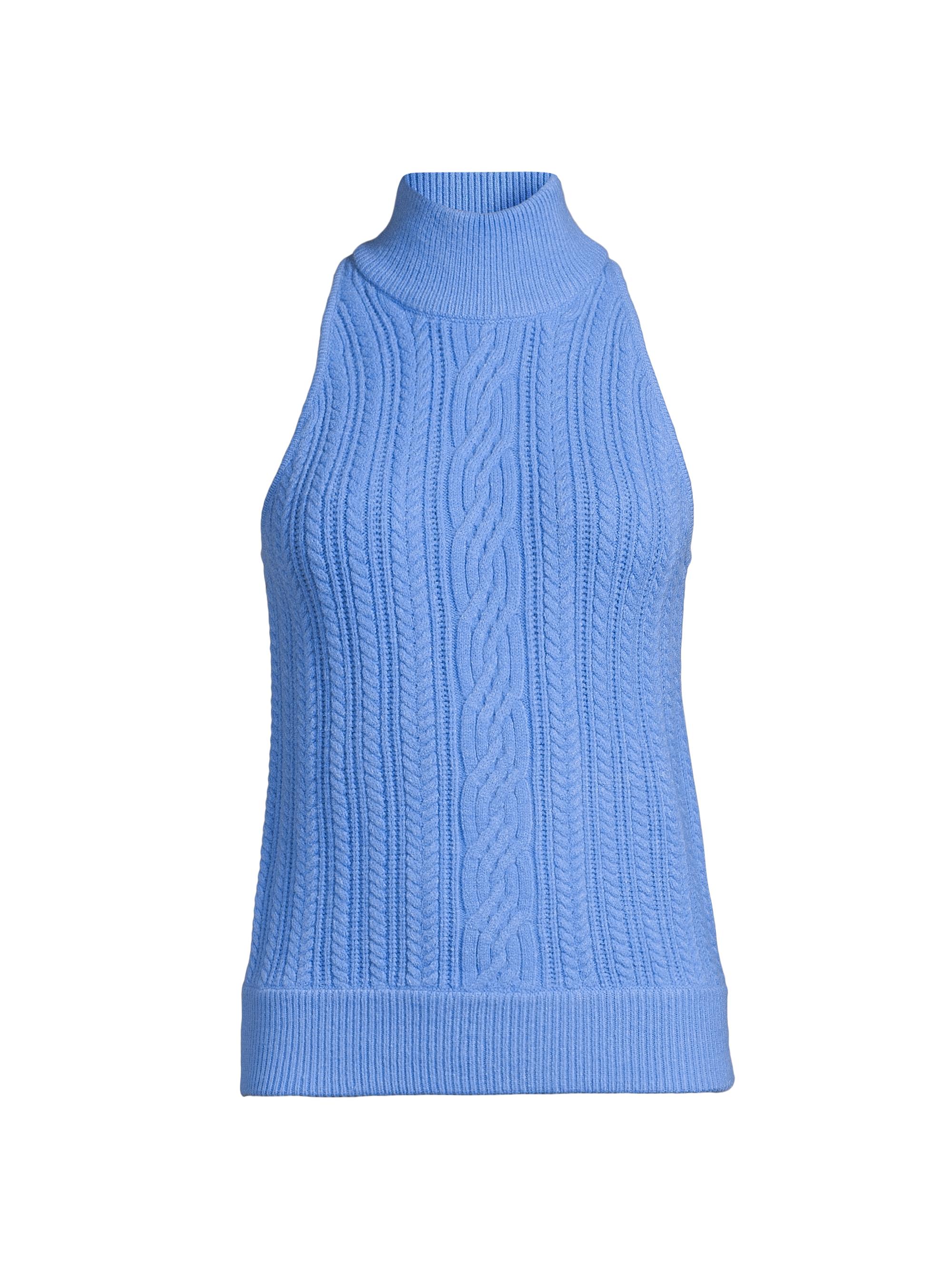 Capsule 121 Women's The Bloom Halter Sweater - Daphne Blue