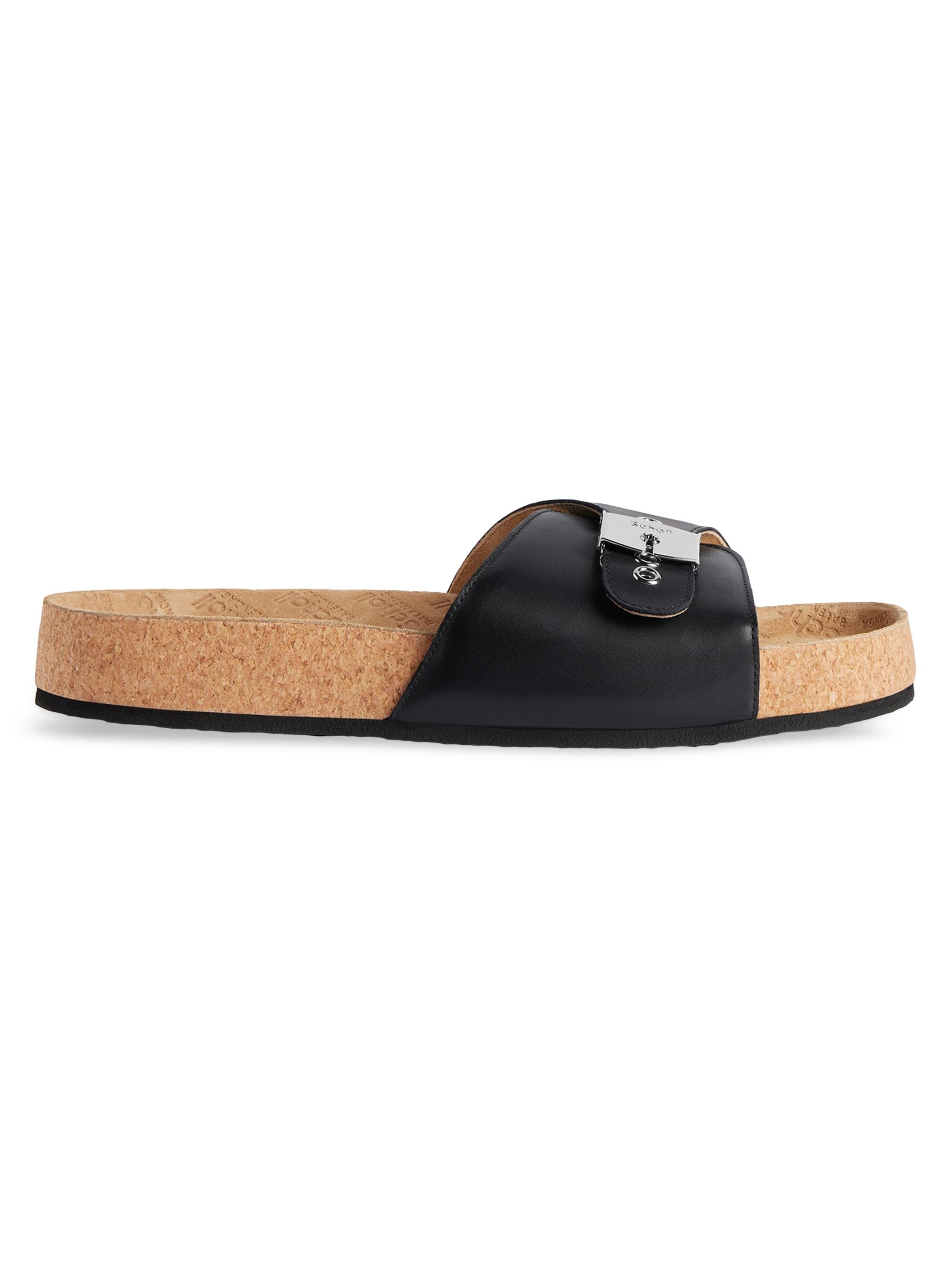 BALENCIAGA / サンダル/39/BLK/500579 Men's Balenciaga Designer Slides & Sandals | Saks Fifth Avenue