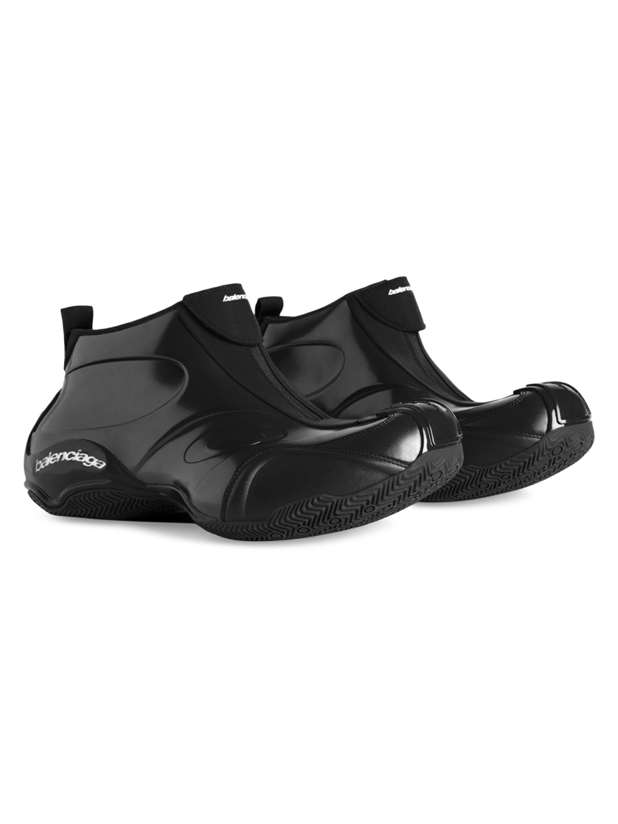 断*y様 ゆ*き様 BALENCIAGA バレンシアガ バスケットボールシューズ バレンシアガ“バスケシューズ着想”湾曲メンズスニーカー、近未来的