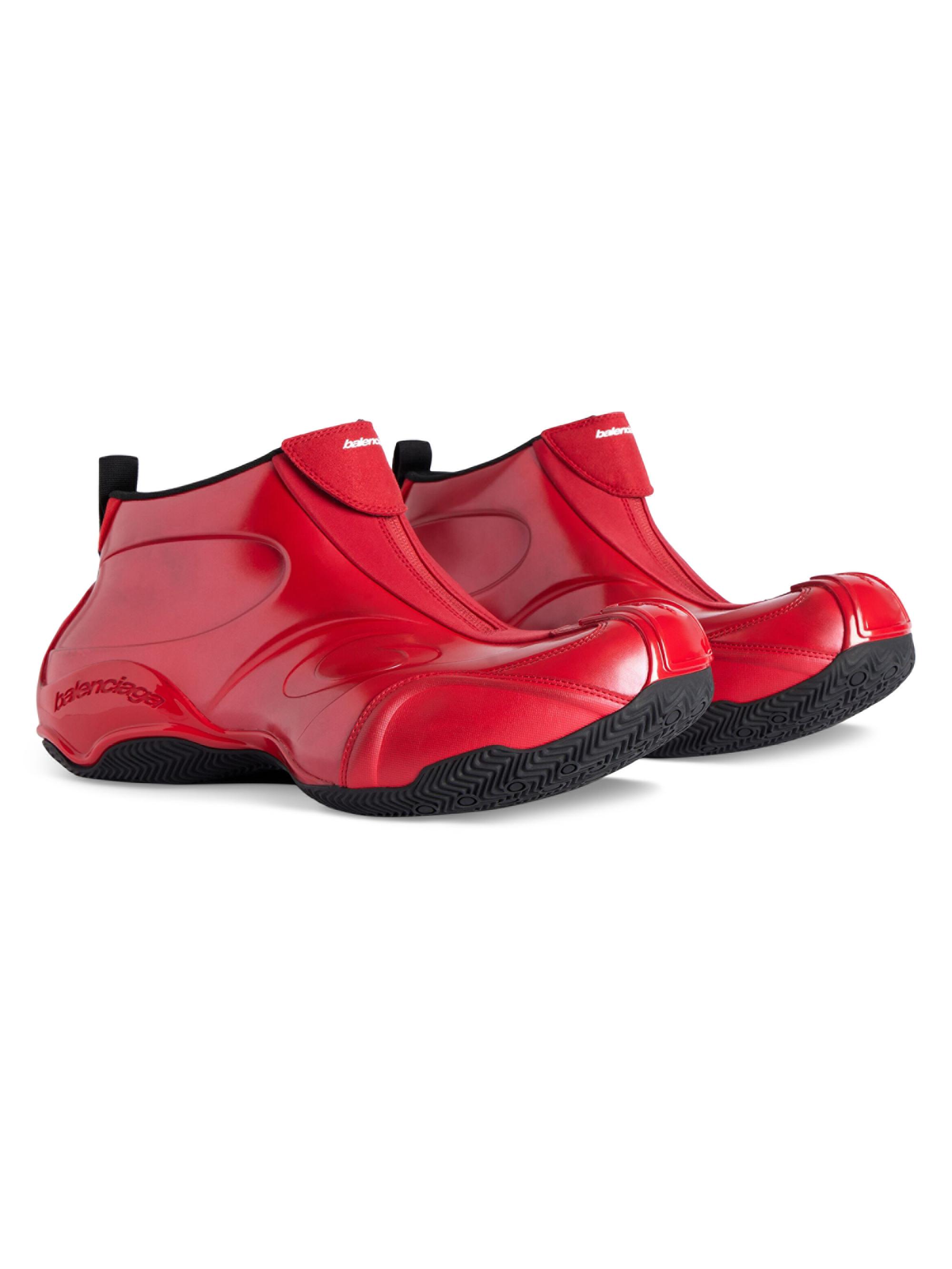 Balenciaga Men's Basketball Sneakers - Red