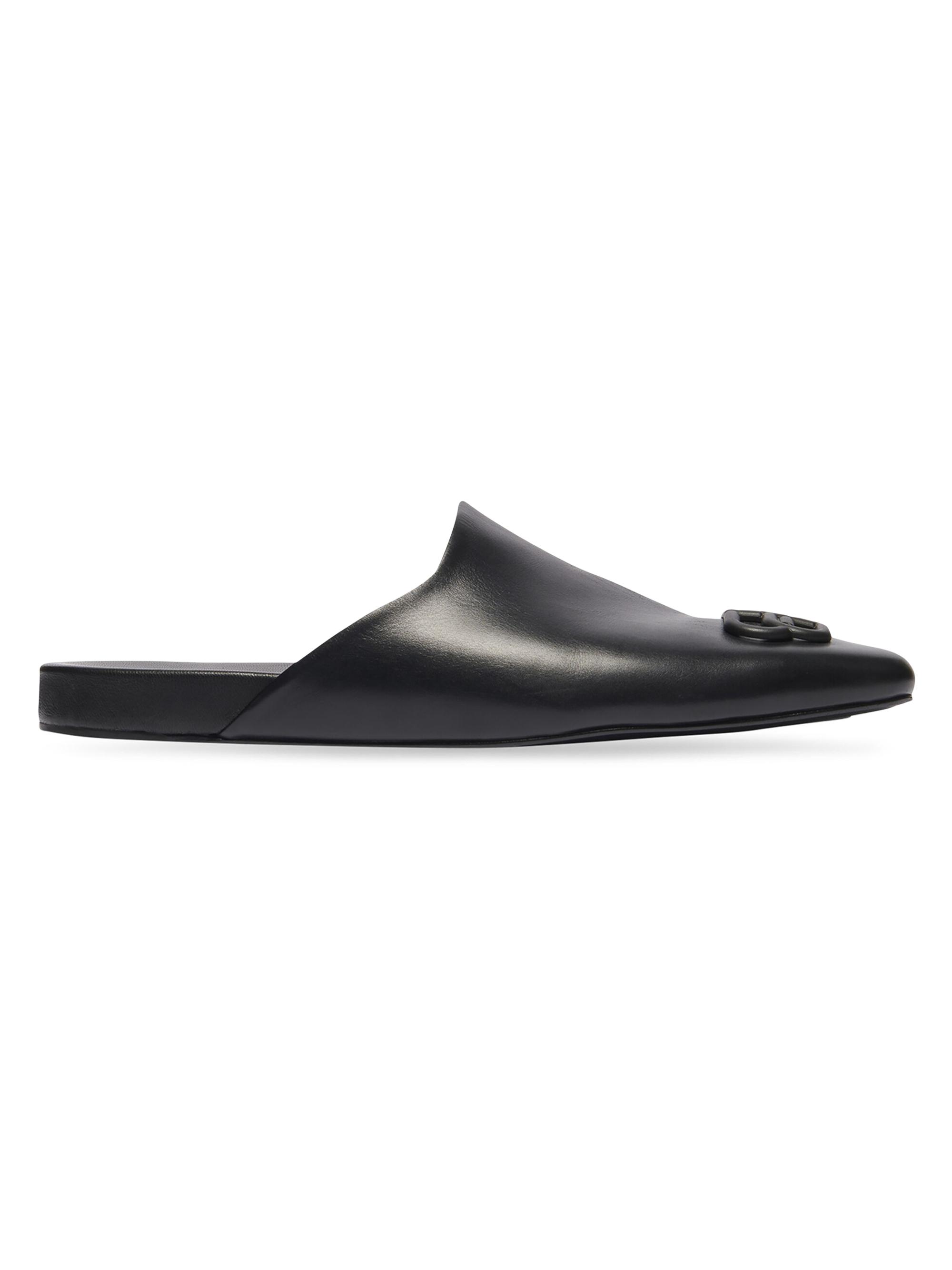 Balenciaga Men's Cosy Bb Mules - Black