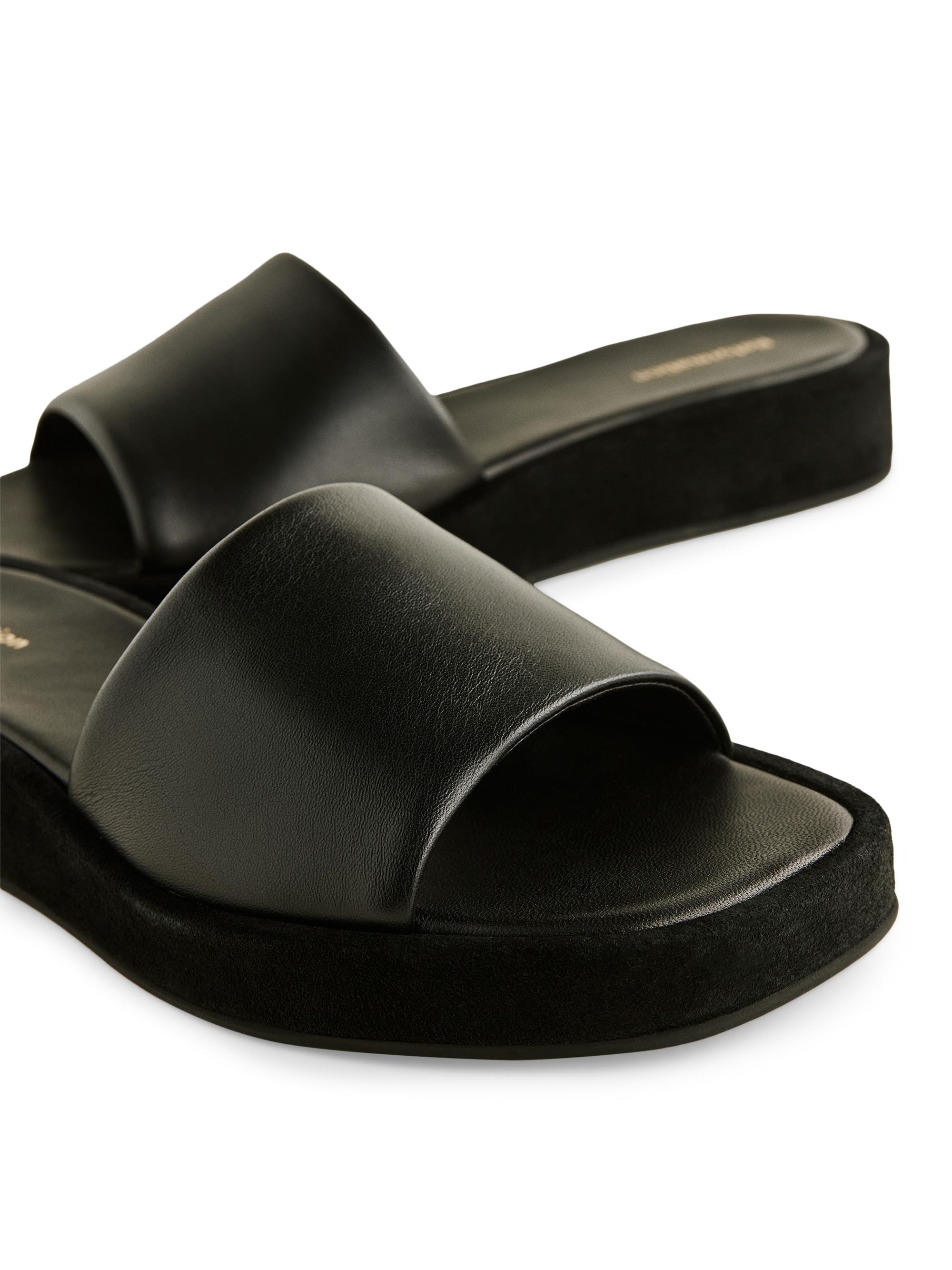 Reformation Esme 35MM Leather Platform Sandals | Saks Fifth Avenue