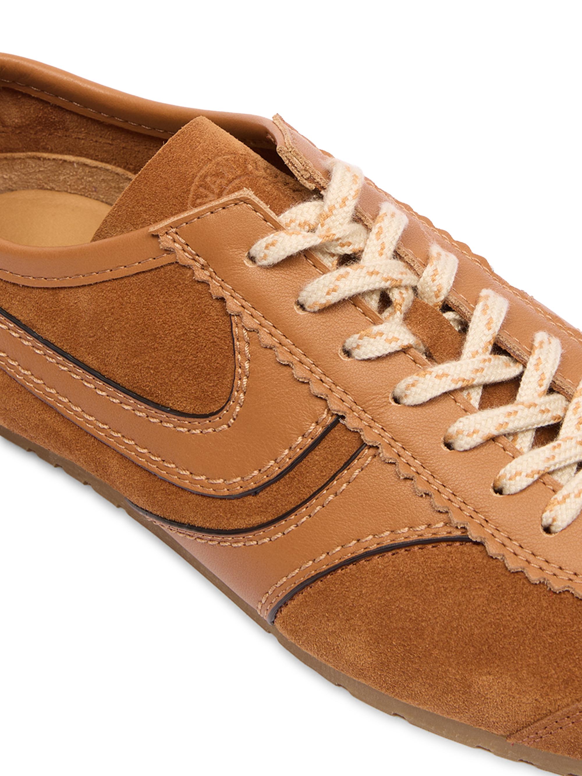 Dries Van Noten Suede Leather-Trimmed Sneakers | Saks Fifth Avenue