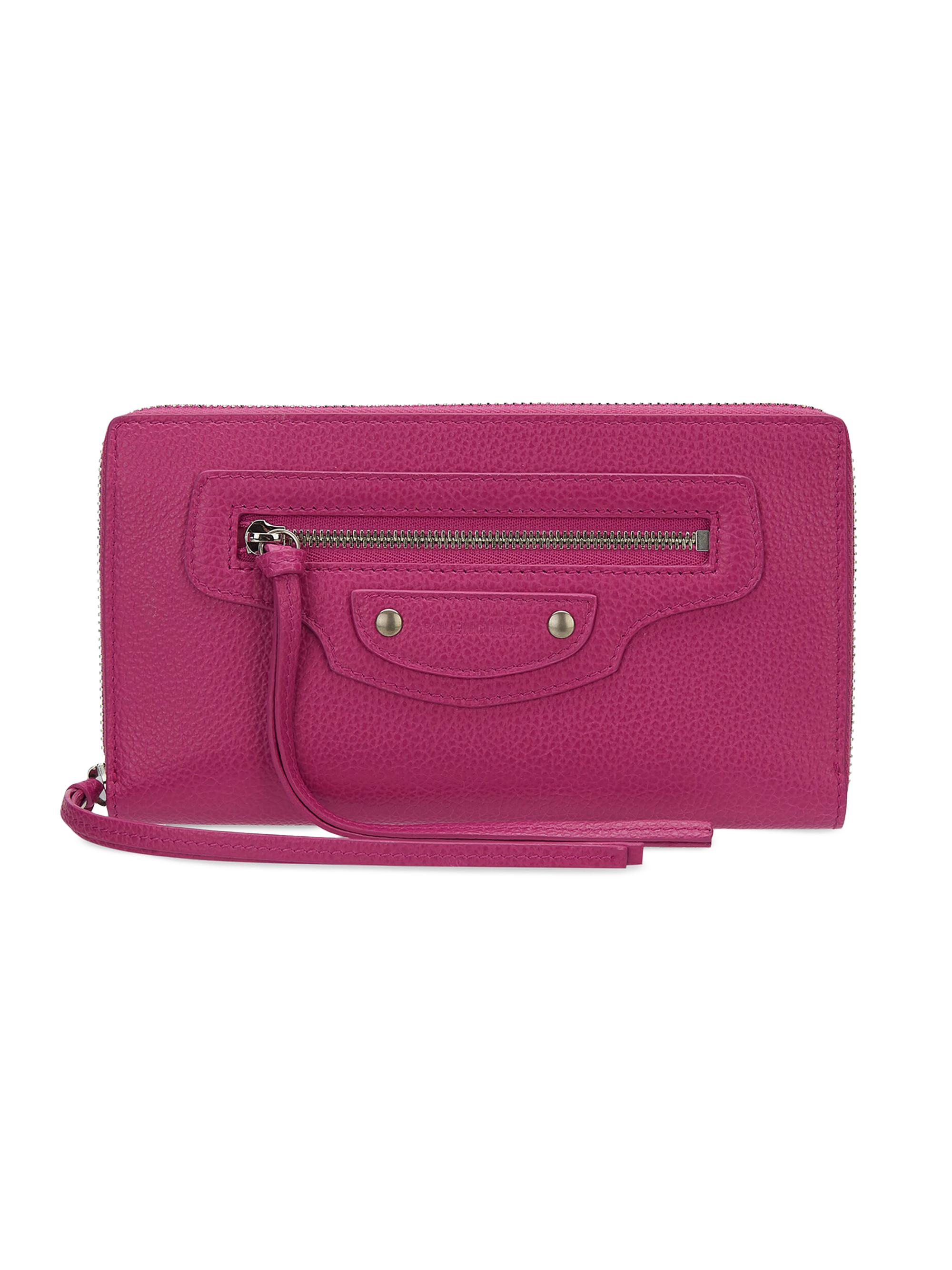 Balenciaga Women's Neo Classic Continental Wallet - Pink