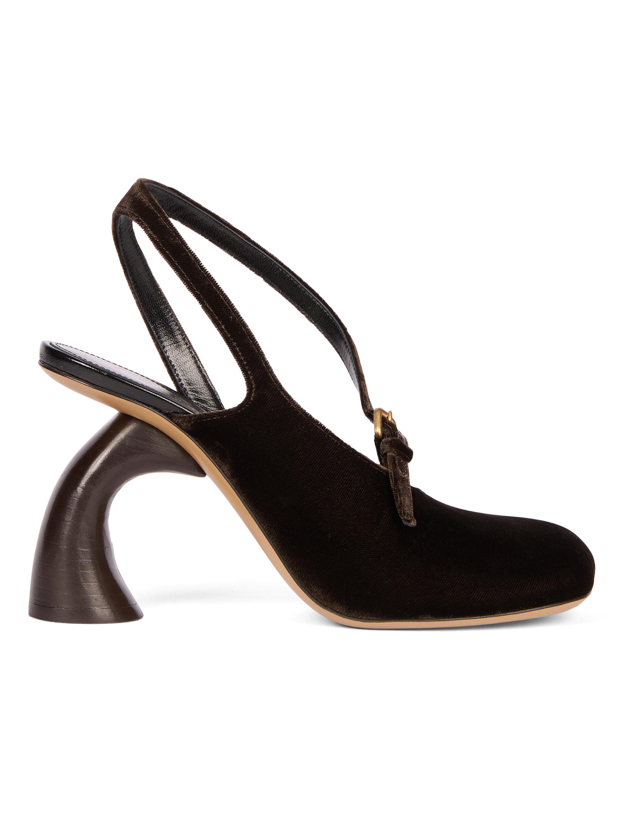 Dries Van Noten  ベルベット　パンプス　36 新品未使用 Dries Van Noten Velvet Slingback Pumps | Saks Fifth Avenue