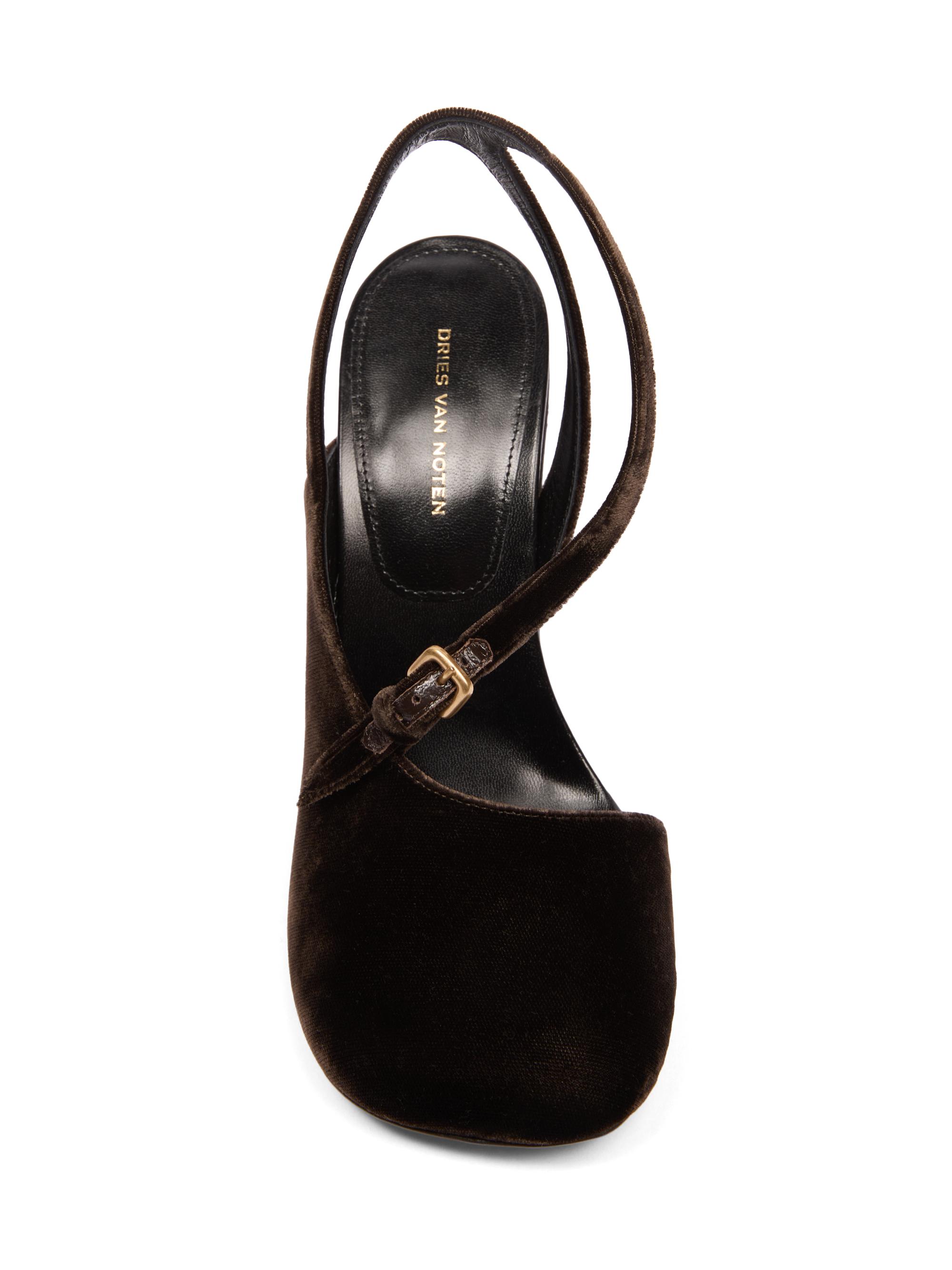 Dries Van Noten Velvet Slingback Pumps | Saks Fifth Avenue