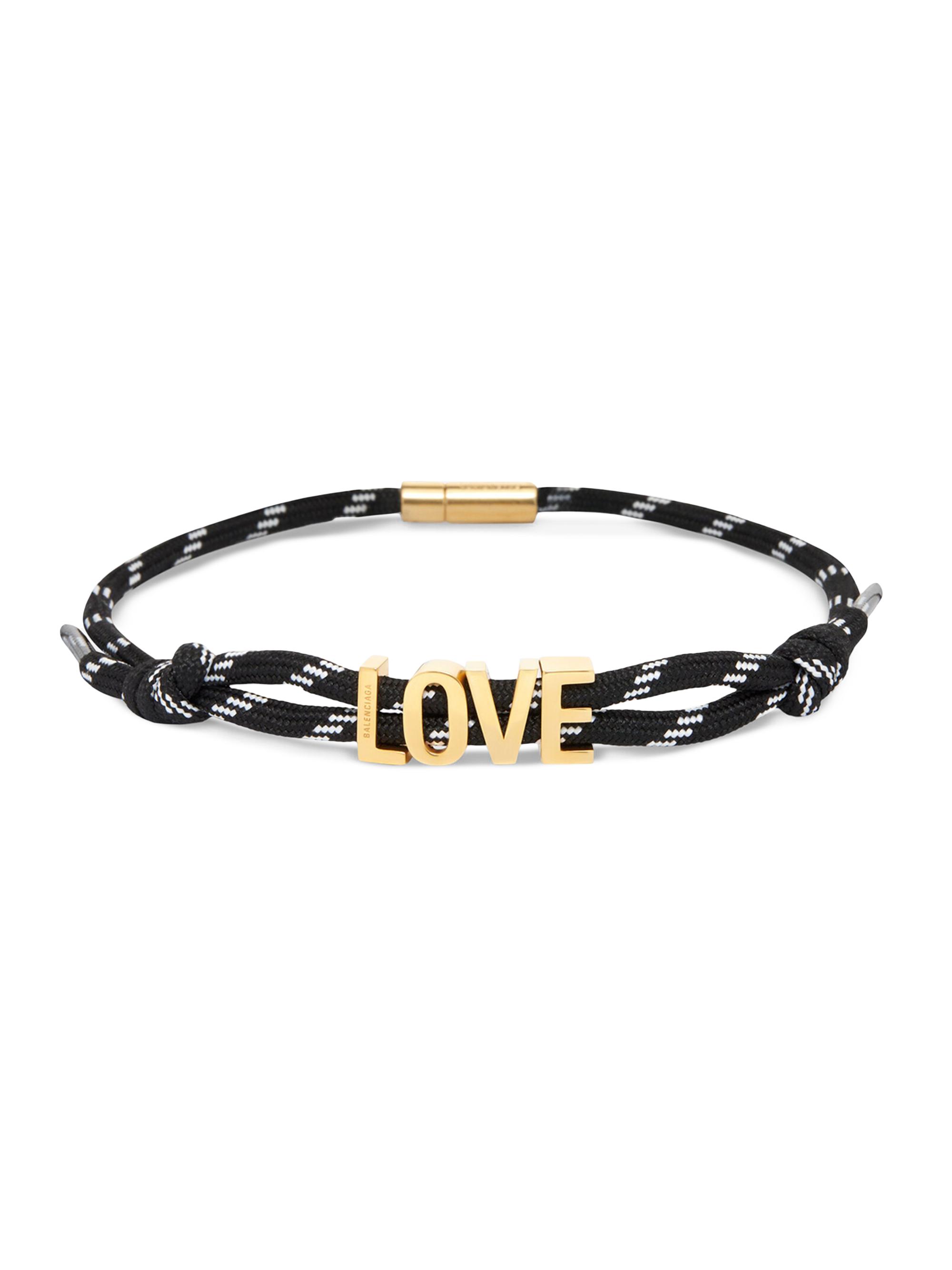 Balenciaga Women's L. o.v. e. Choker - Black Gold