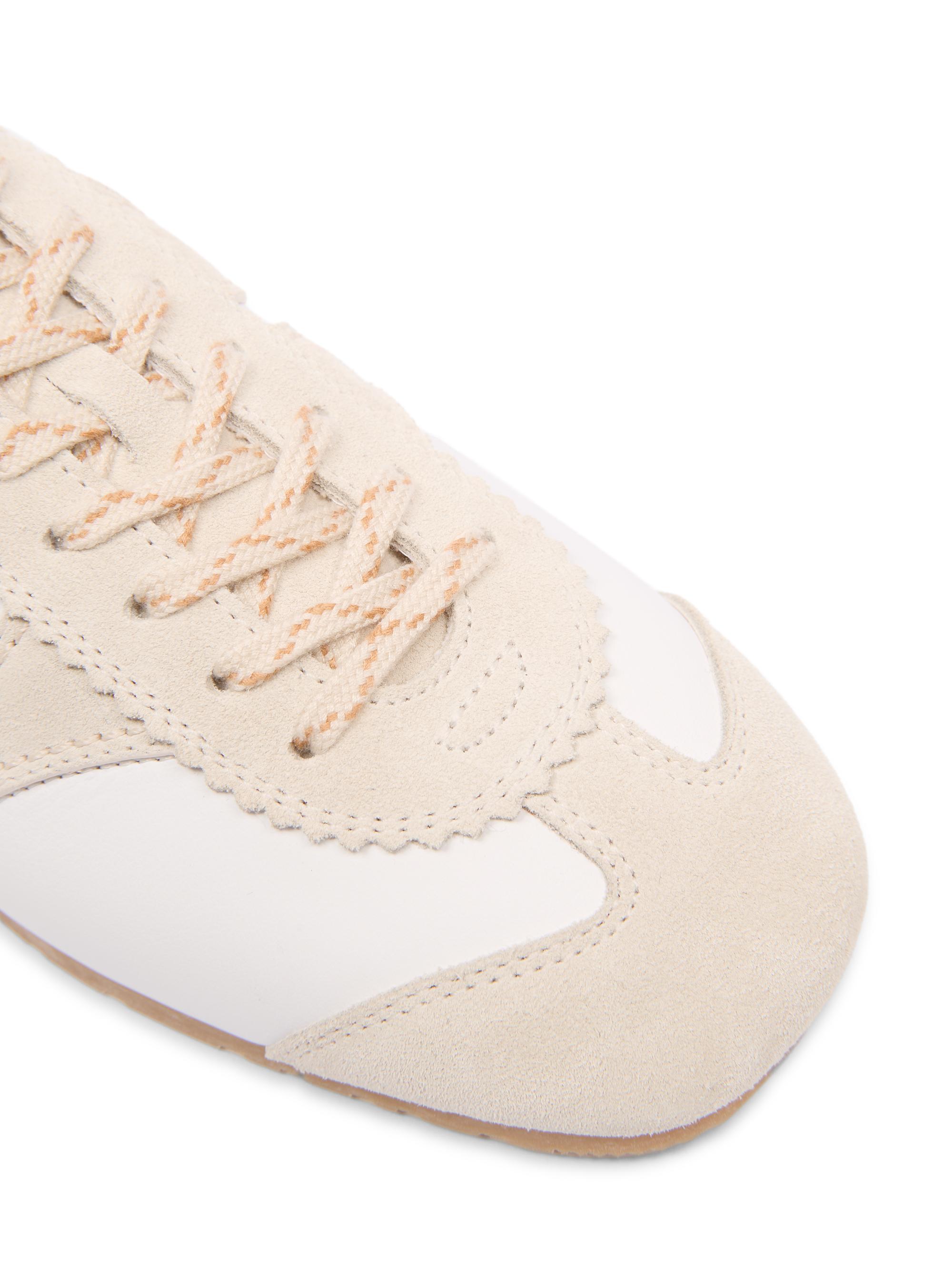 Dries Van Noten Leather Suede-Trimmed Sneakers | Saks Fifth Avenue