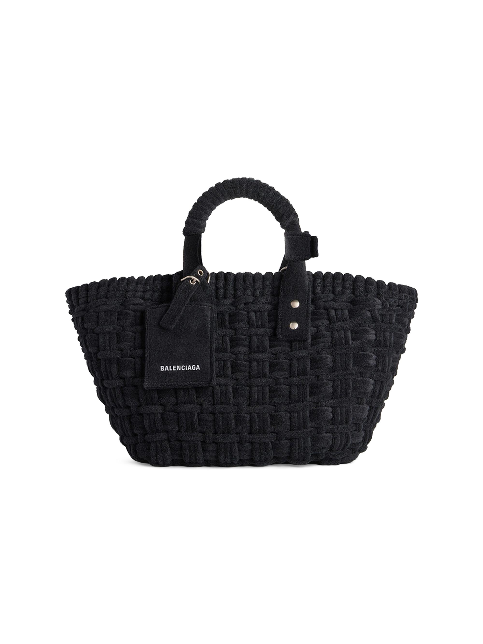Balenciaga Women's Bistro XS Basket Bag with Strap - Black