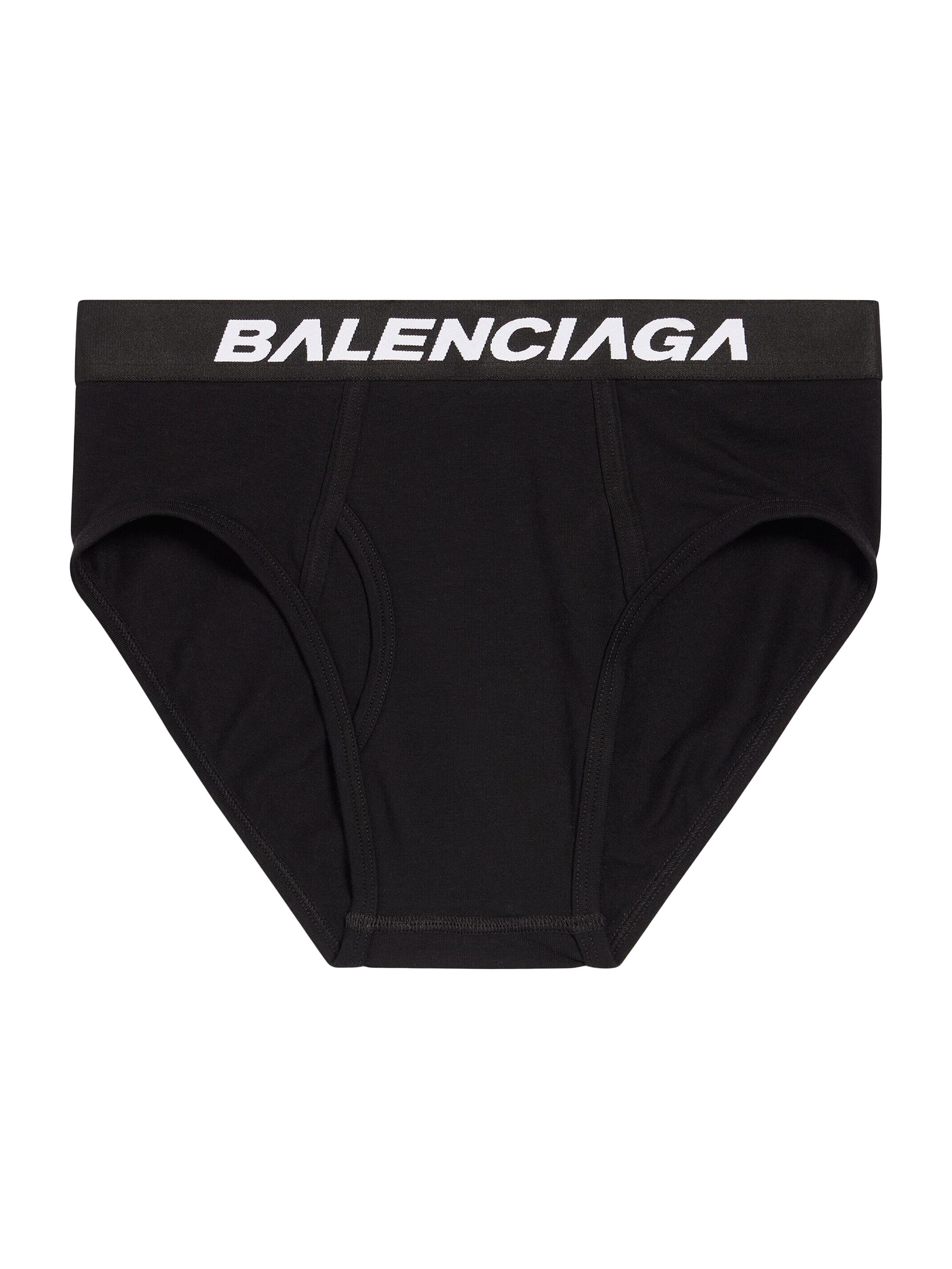 Balenciaga Men's Racer Briefs - Black