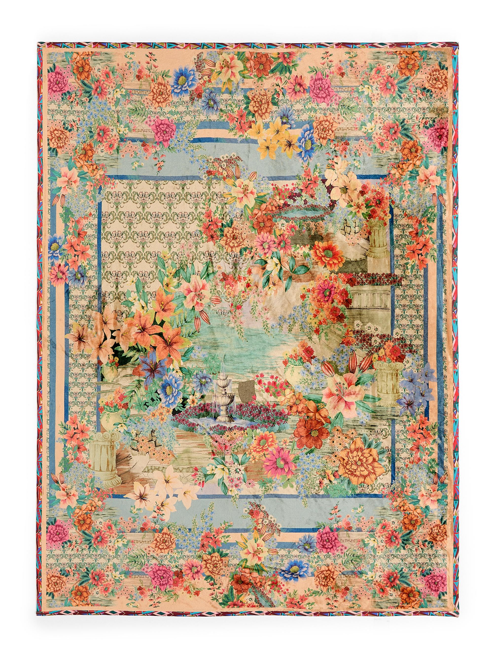 Johnny Was Asteria Sherpa Travel Blanket - Asteria