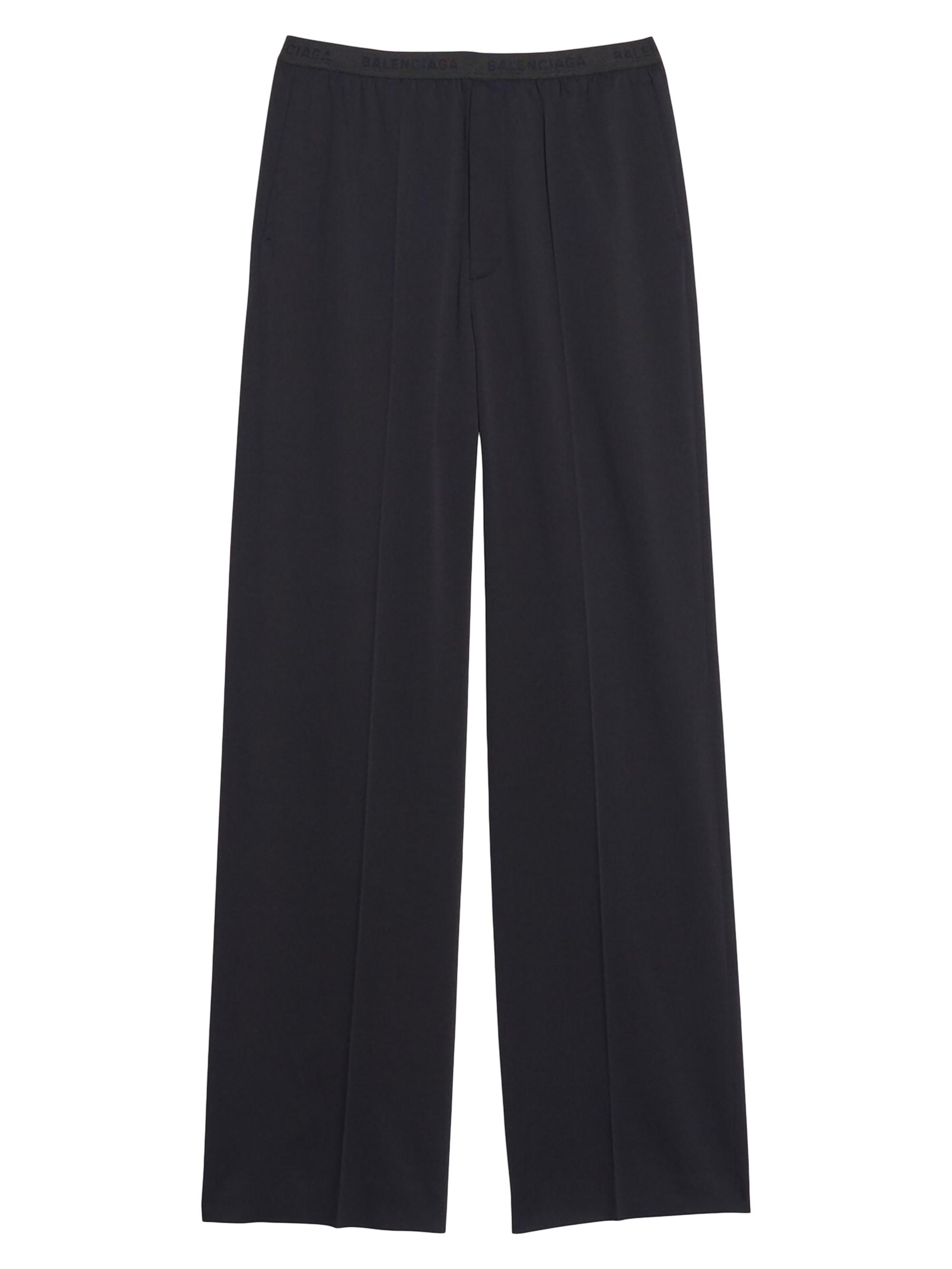 Balenciaga Men's Elastic Pants - Black