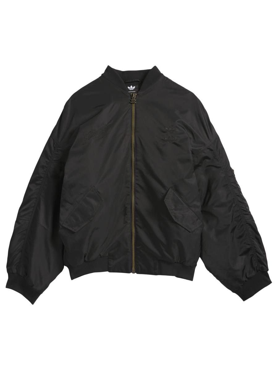adidas adidas x Willy Chavarria Satin Oversized Bomber Jacket
