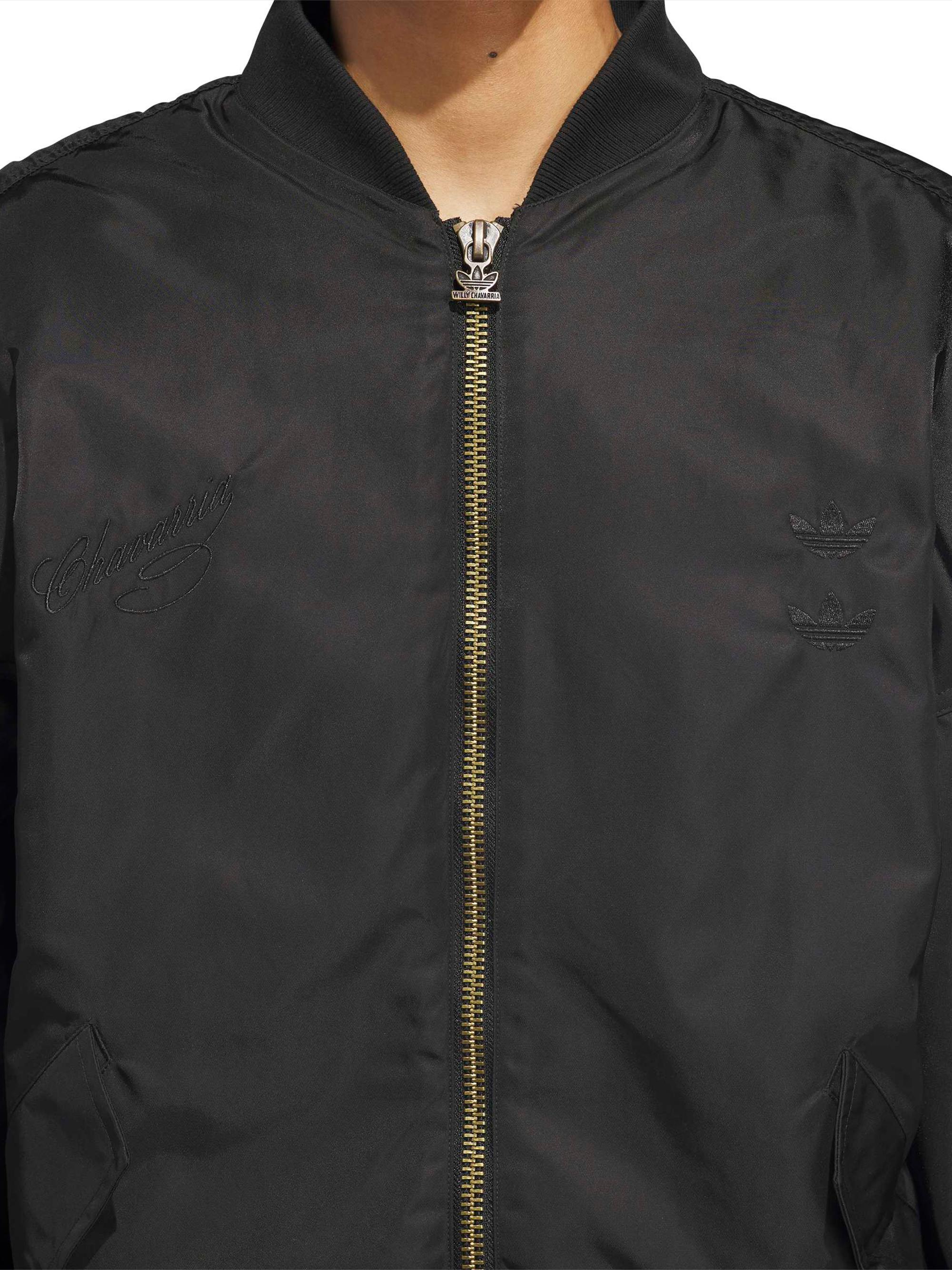 adidas adidas x Willy Chavarria Satin Oversized Bomber Jacket