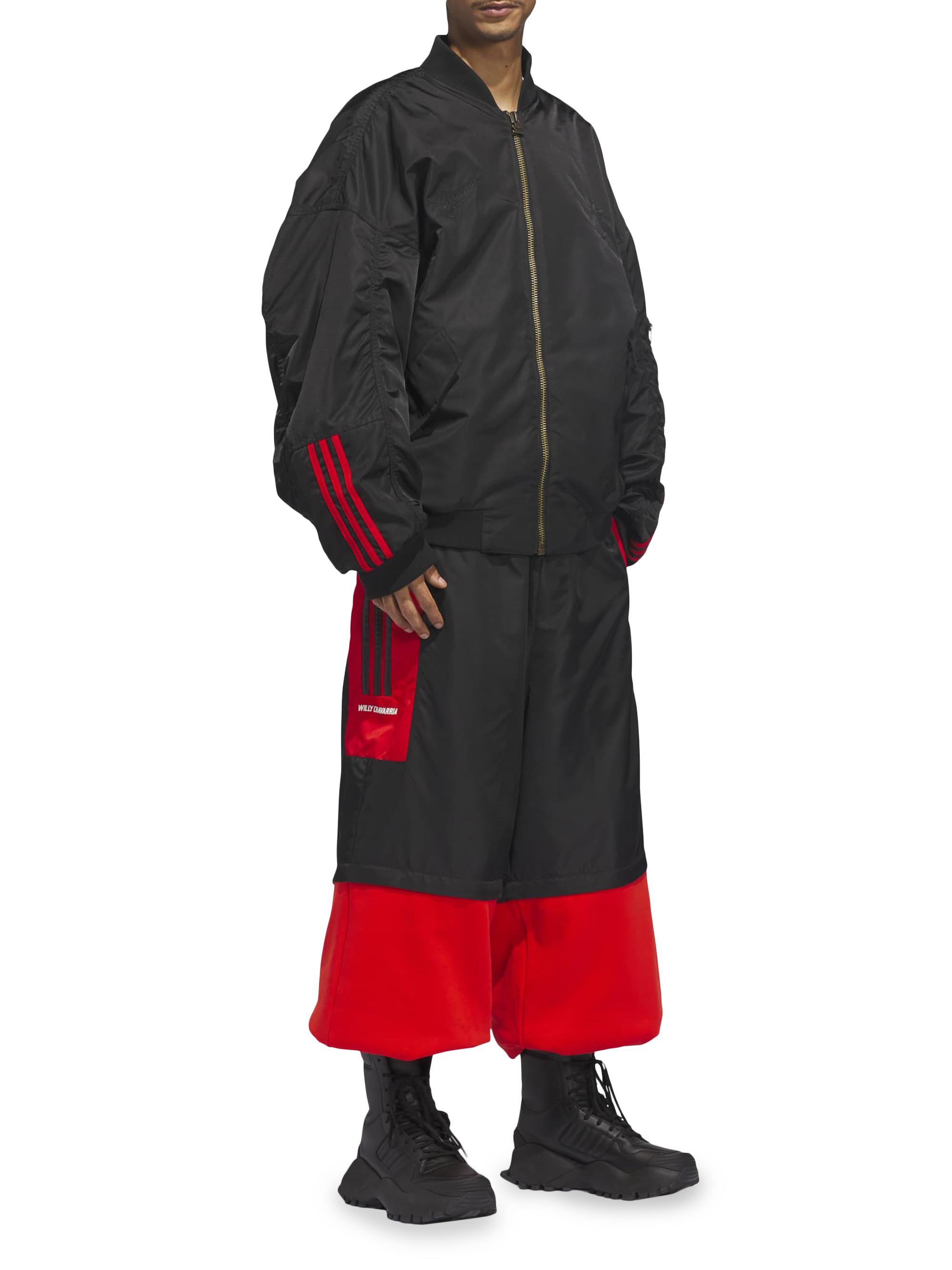 adidas adidas x Willy Chavarria Satin Oversized Bomber Jacket