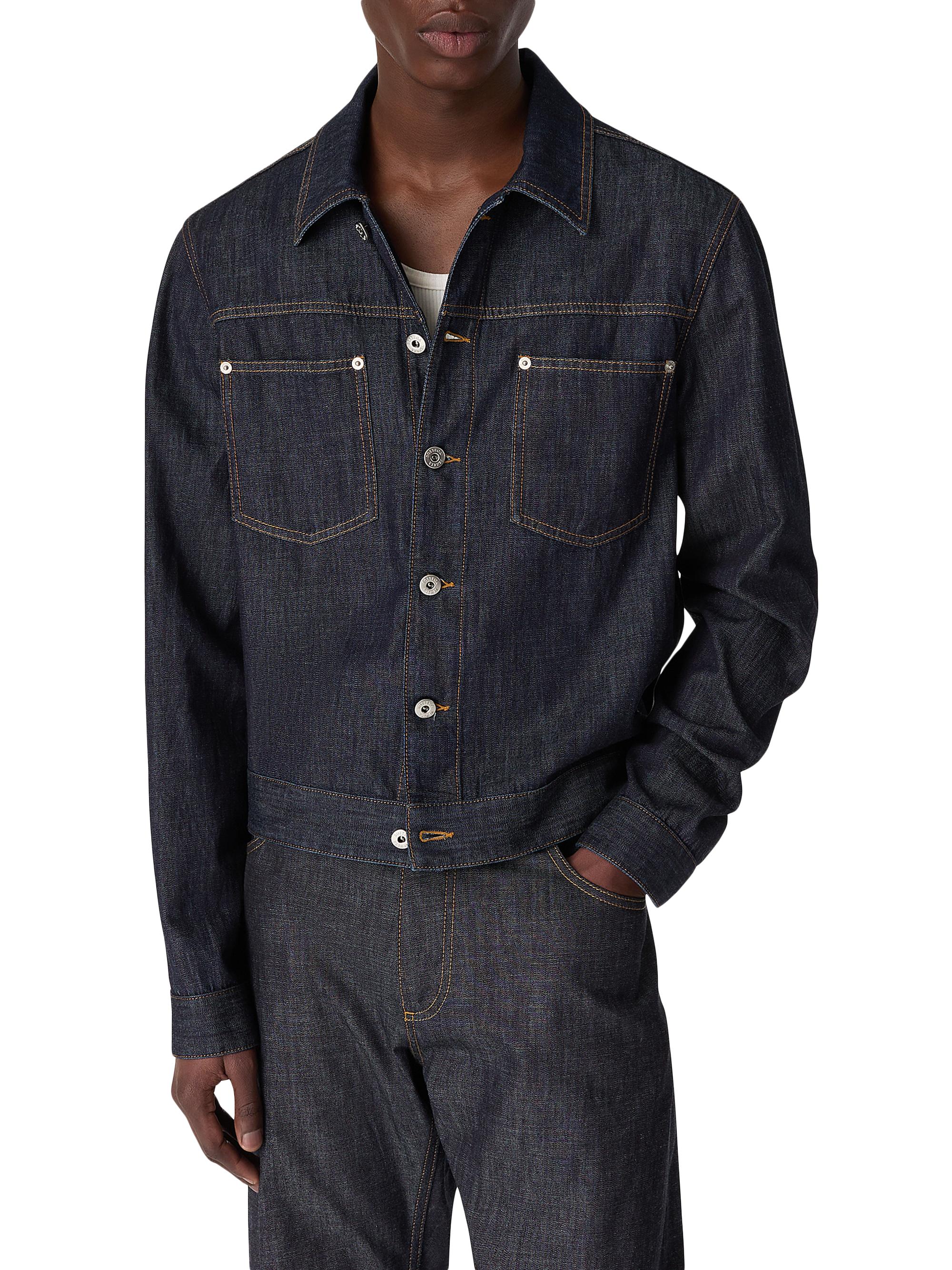 Bottega Veneta Men's Denim Trucker Jacket - Indigo
