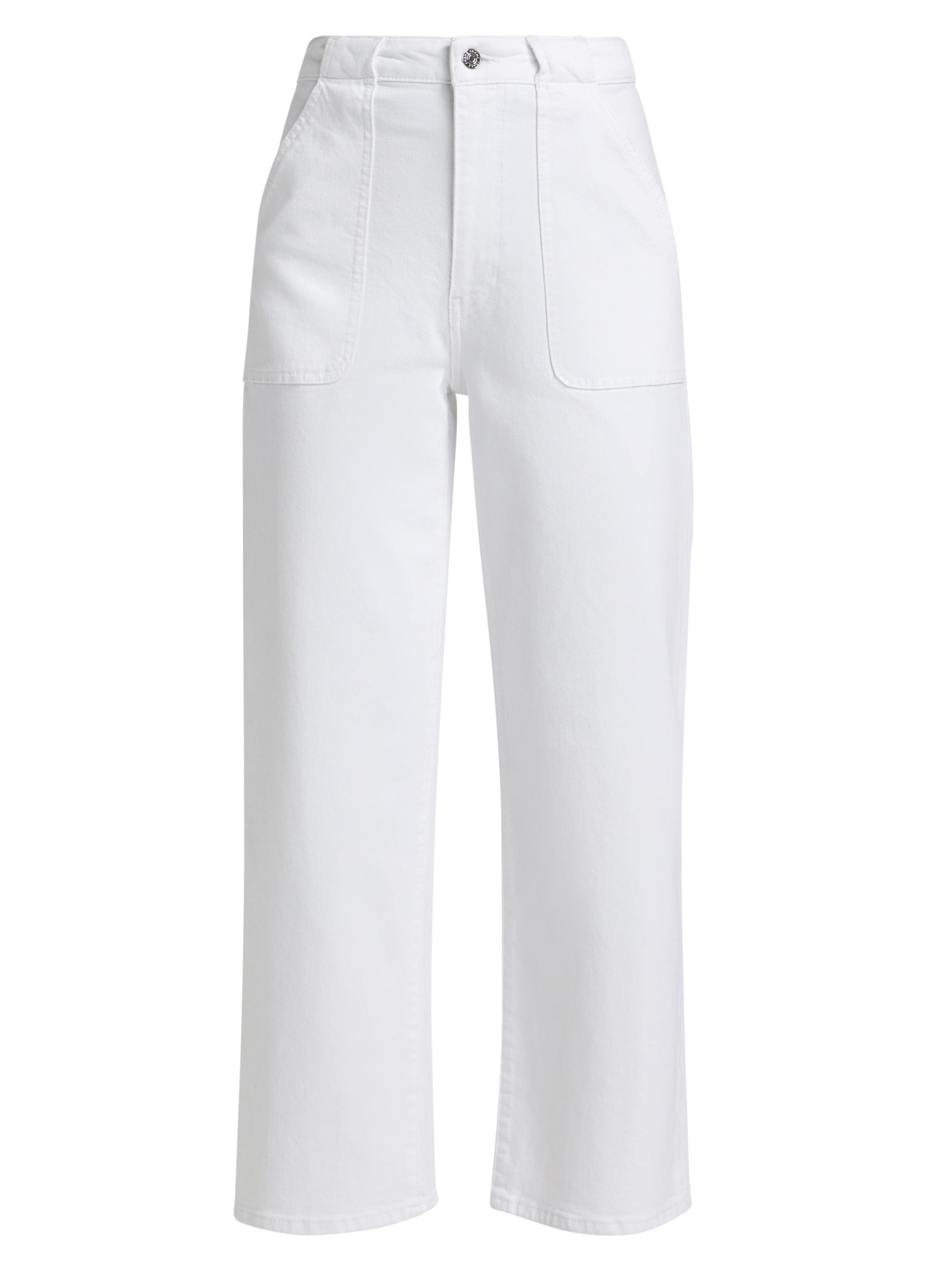Frame Women's The Modern Pocket Wide-Leg Pants - White