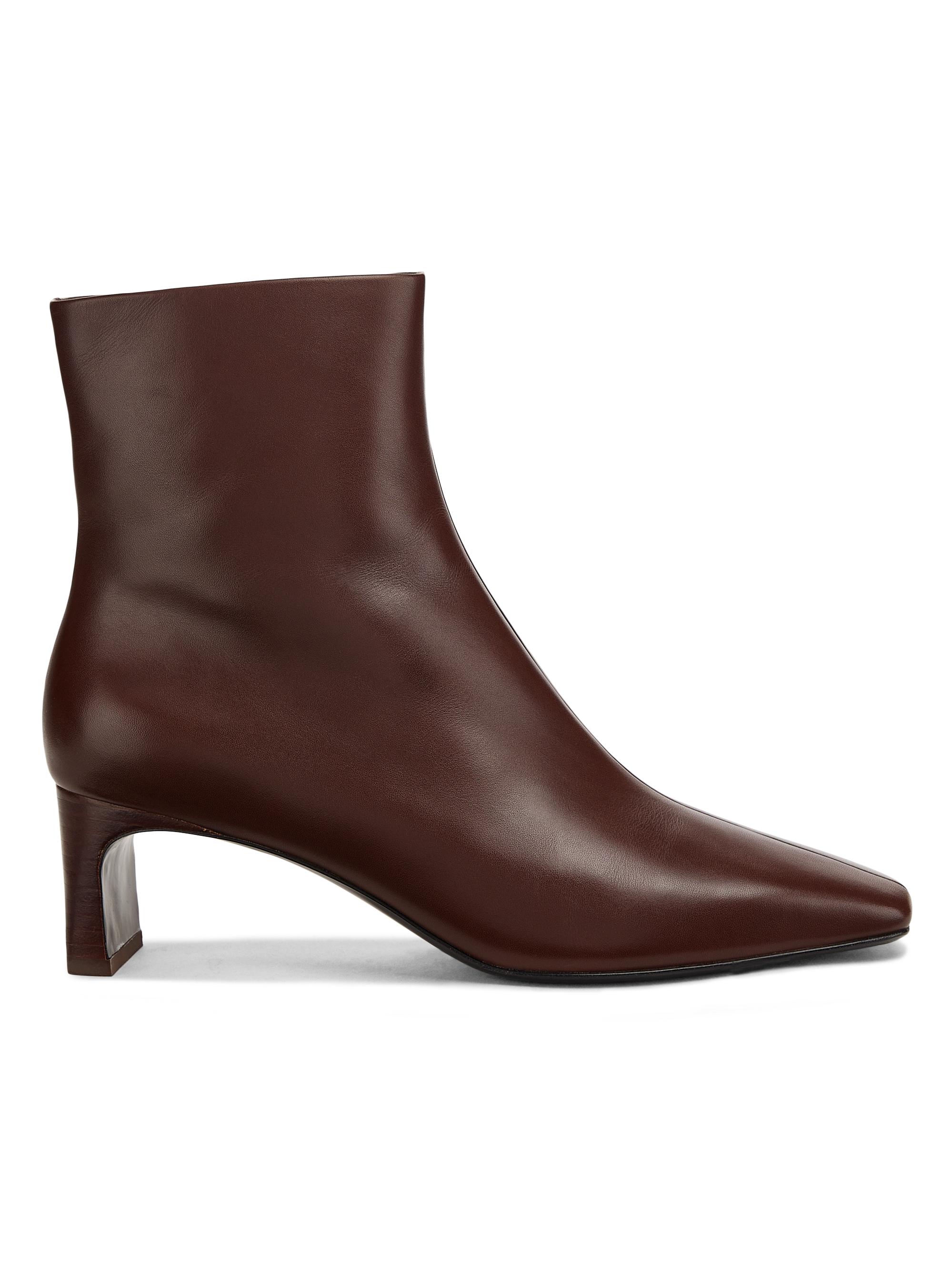 Avery 60MM Leather Ankle Boots