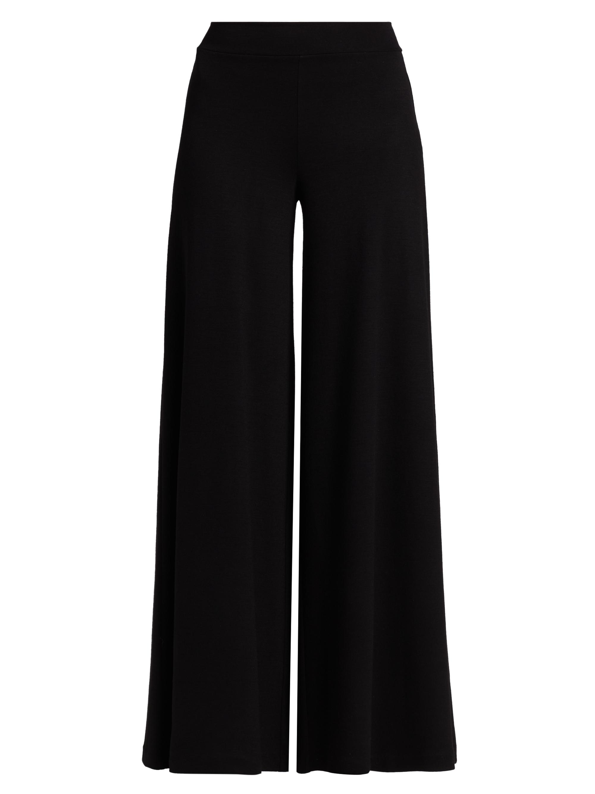 Chiara Boni La Petite Robe Women's Skyn Relaxed-Fit Wool-Blend Pants - Black