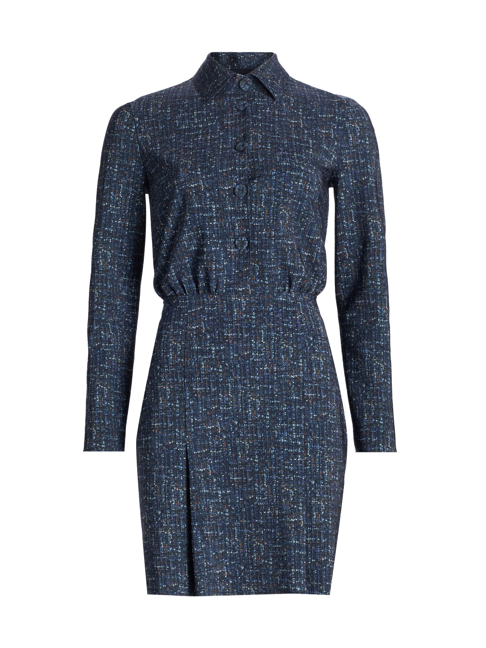 Chiara Boni La Petite Robe Women's Migy Printed Mini-Shirtdress - Gabrielle Blue
