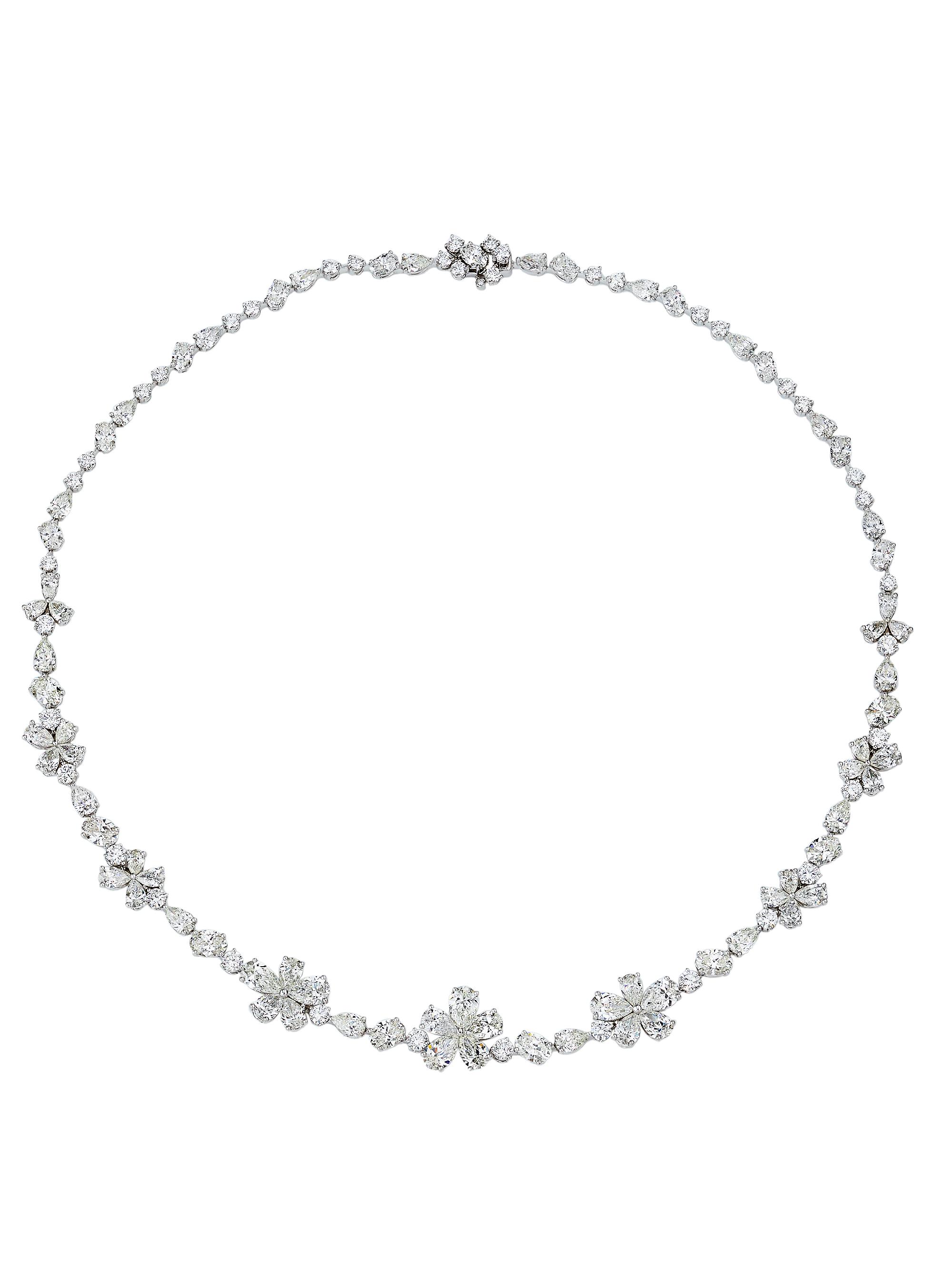 Saks Fifth Avenue High Jewelry Platinum TCW Diamond