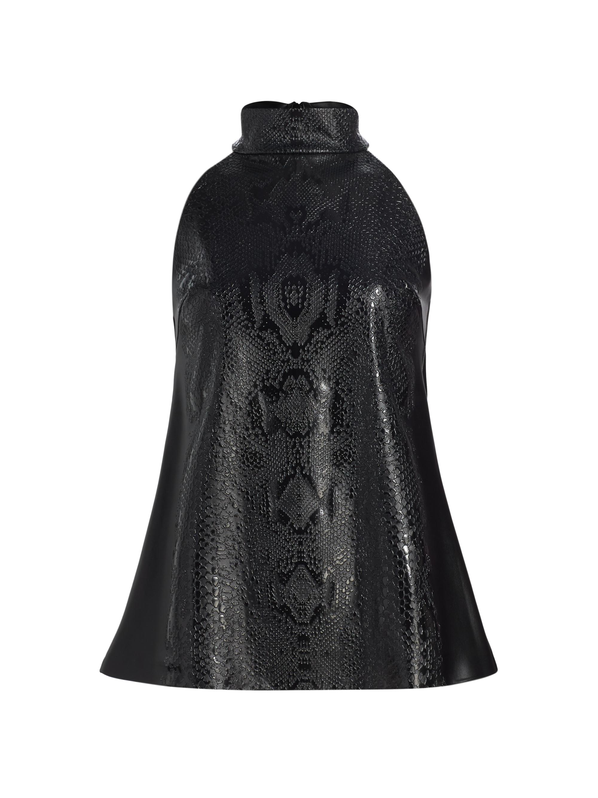 Chiara Boni La Petite Robe Women's Tiffy Jersey Halterneck Top - Black