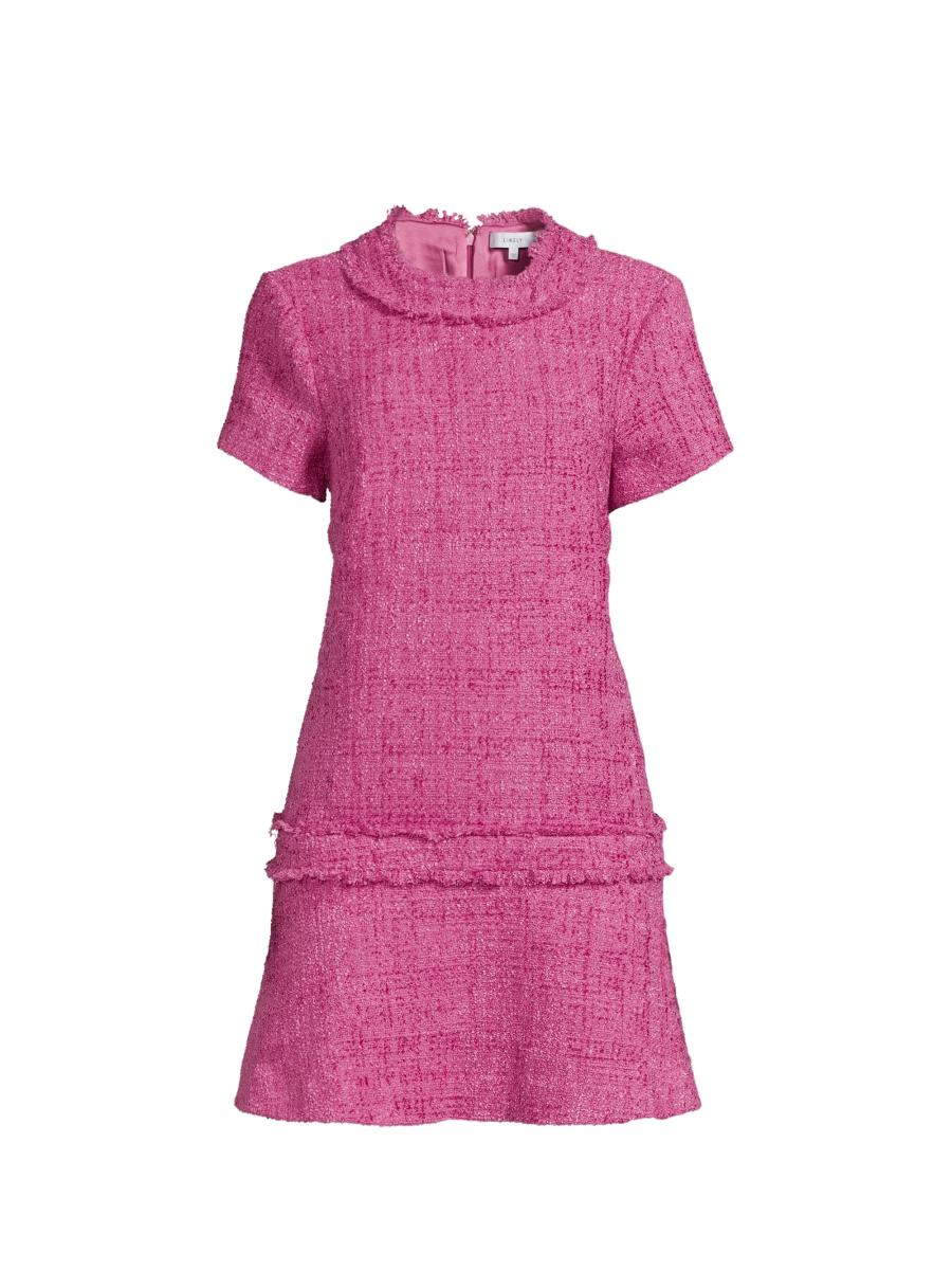 Likely Lanista Tweed Drop-Waist Minidress | Saks Fifth Avenue