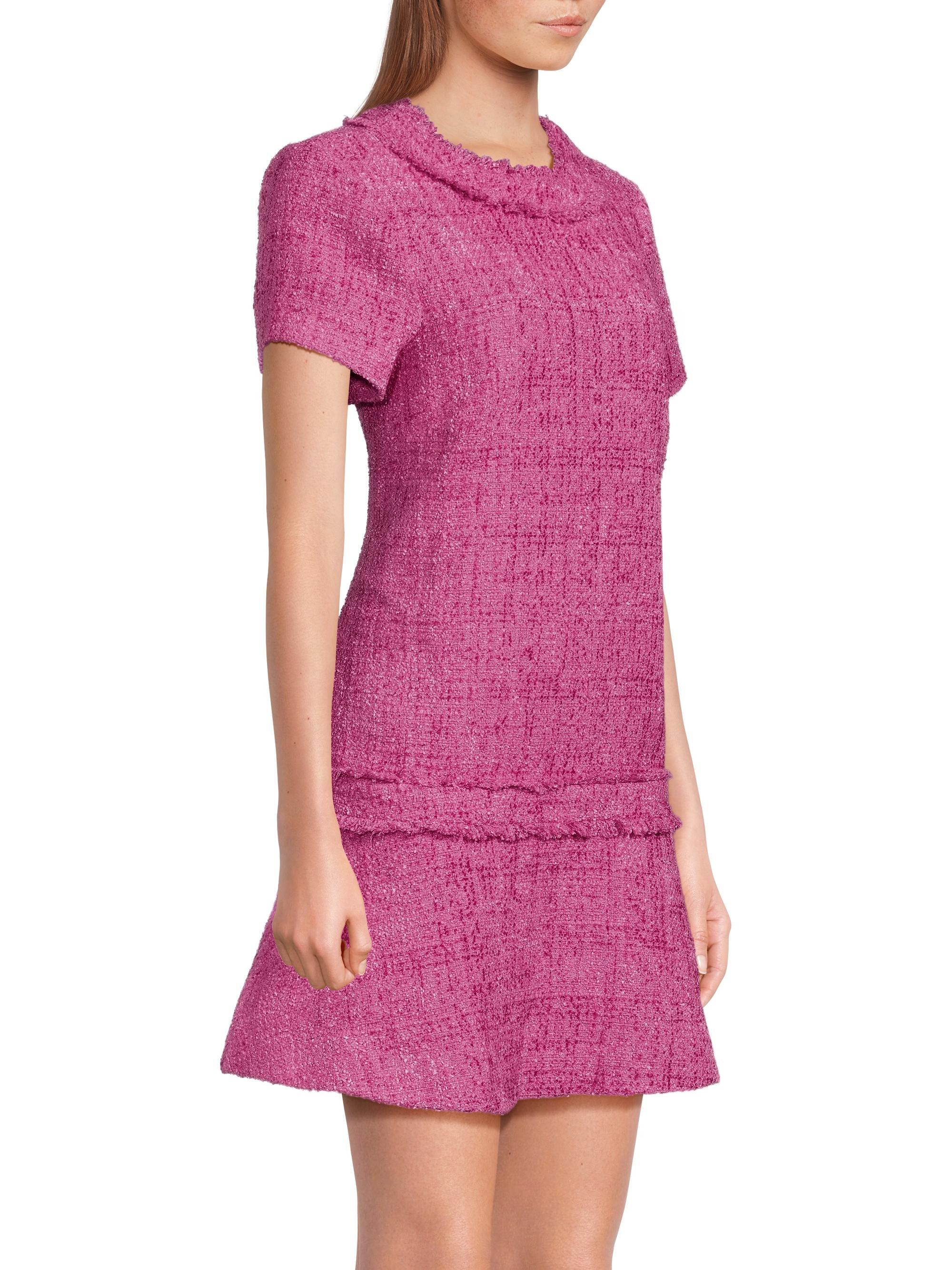 Likely Lanista Tweed Drop-Waist Minidress | Saks Fifth Avenue