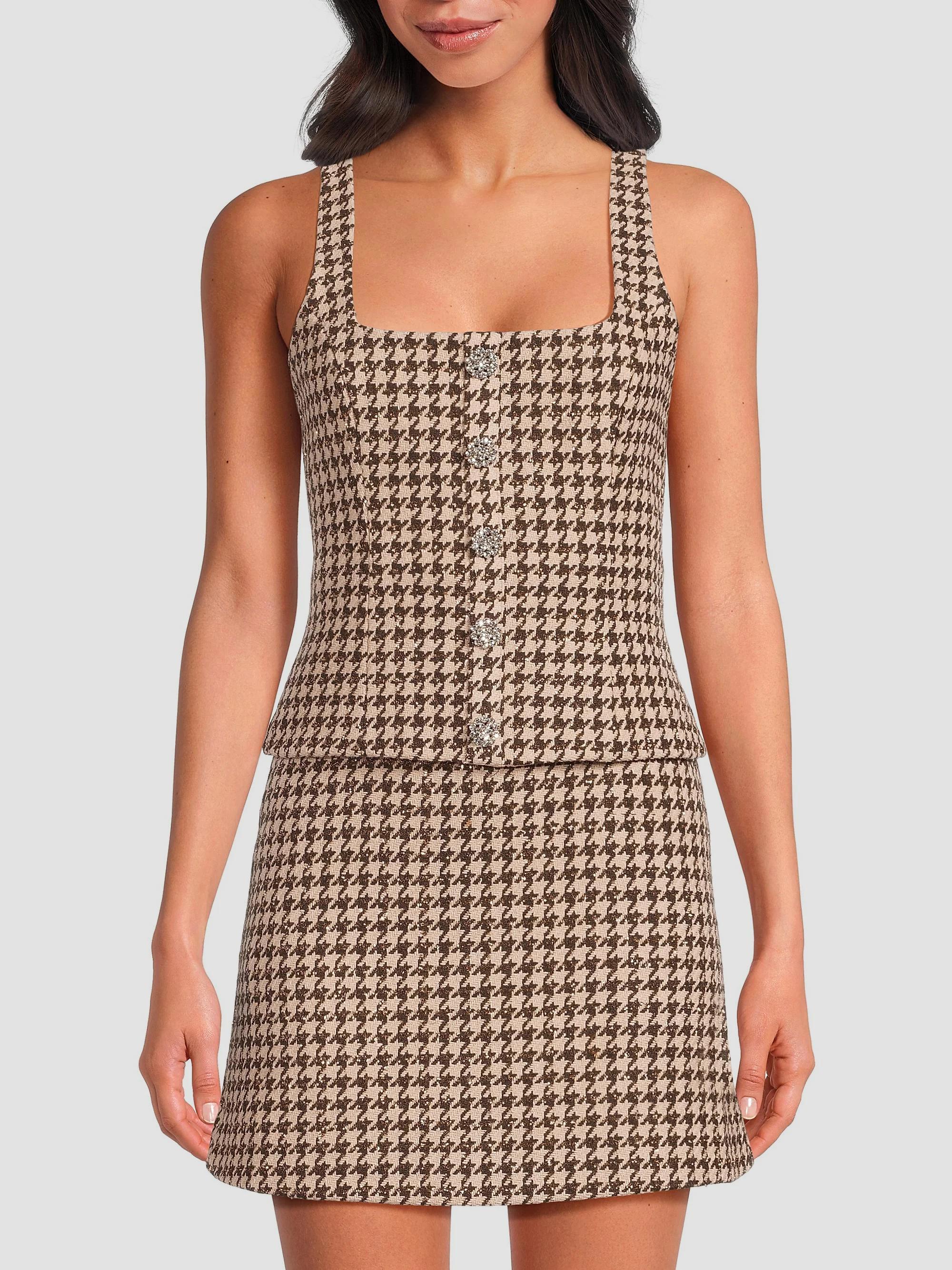 Likely Calissa Houndstooth Minidress | Saks Fifth Avenue