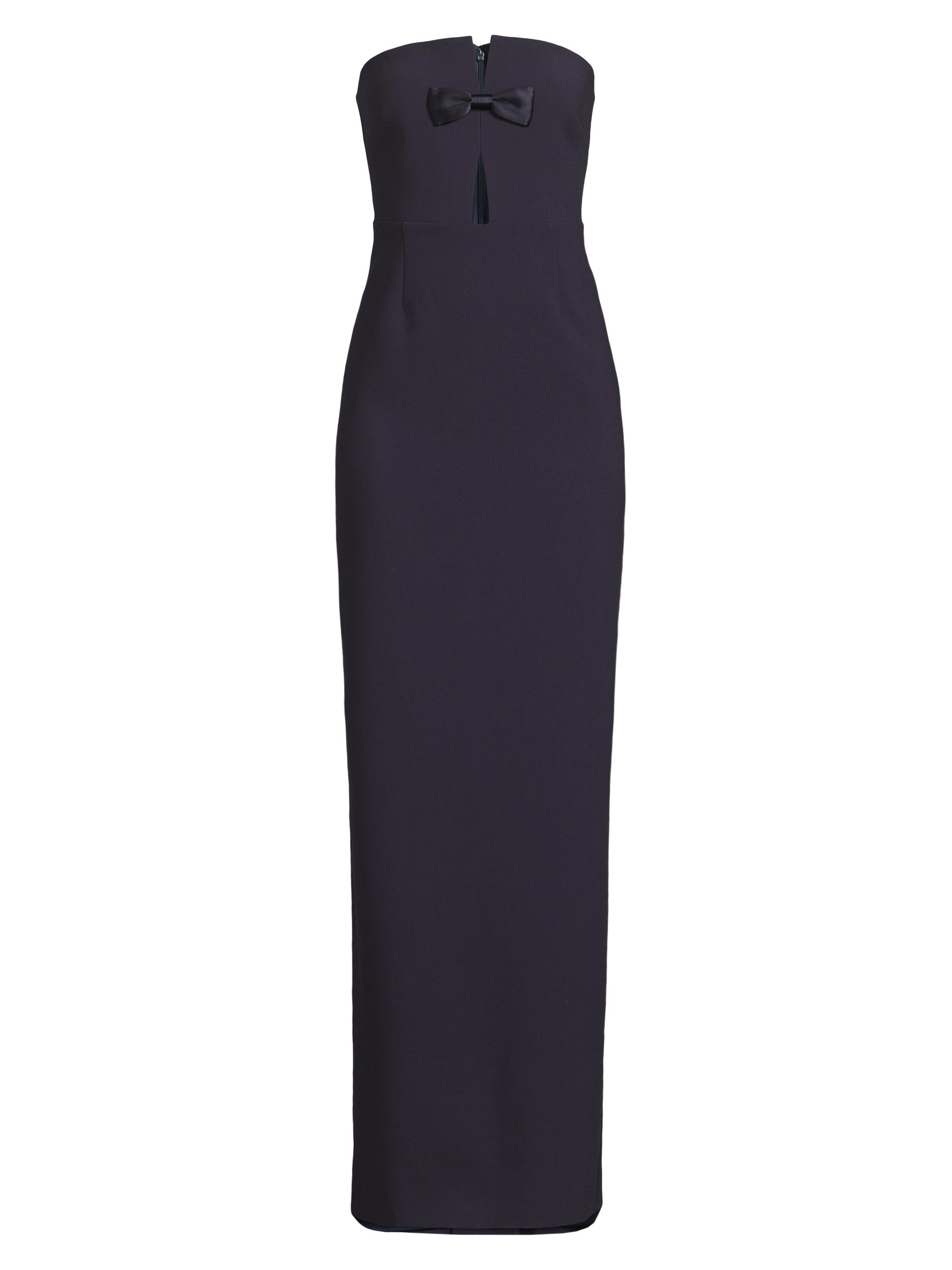 Likely Women's Fallon Strapless Bow Column Gown - Navy