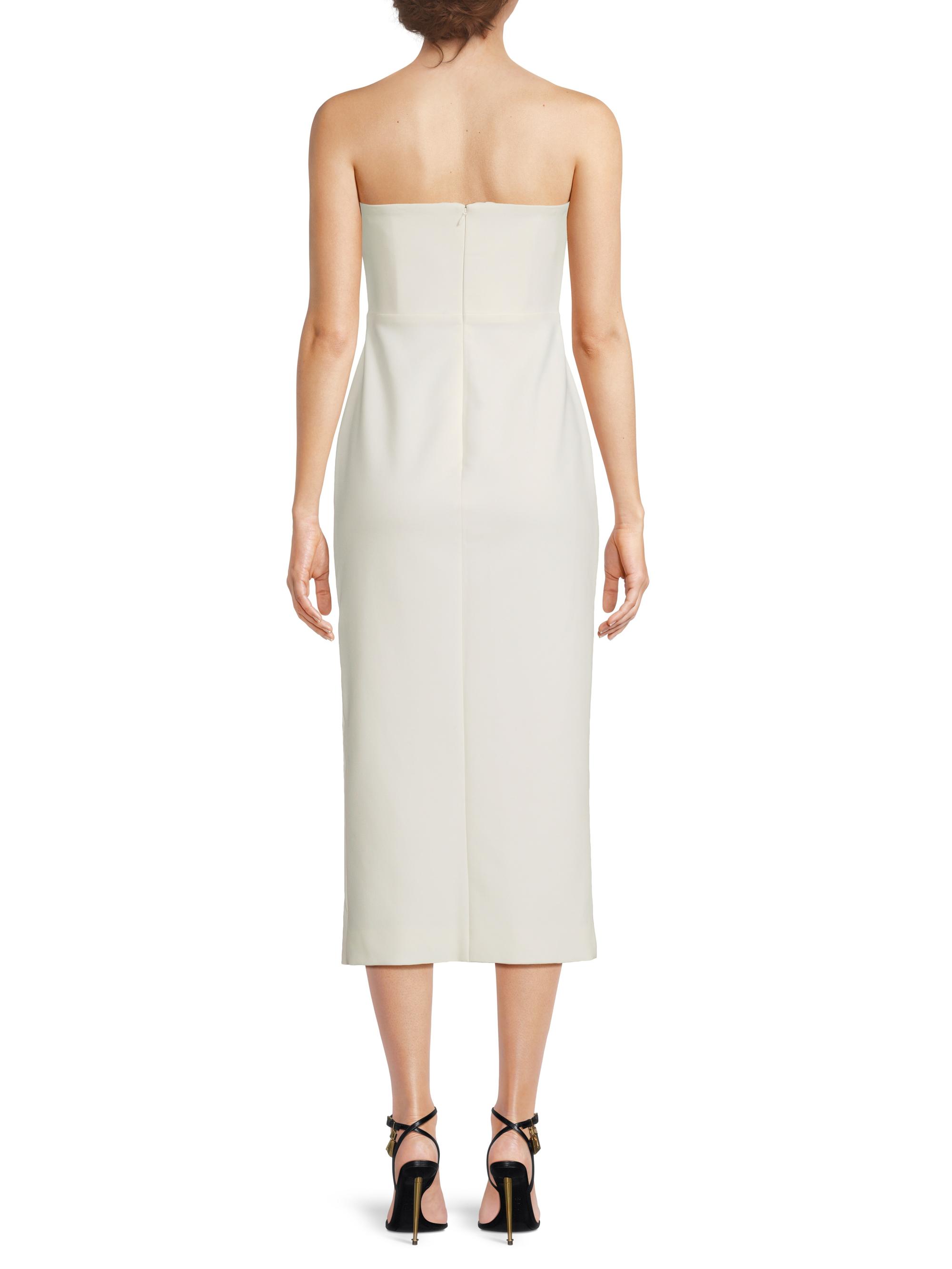 knee length dresses for ladies Hale Bob Sariah Jersey Midi Dress - Ivory main image 1
