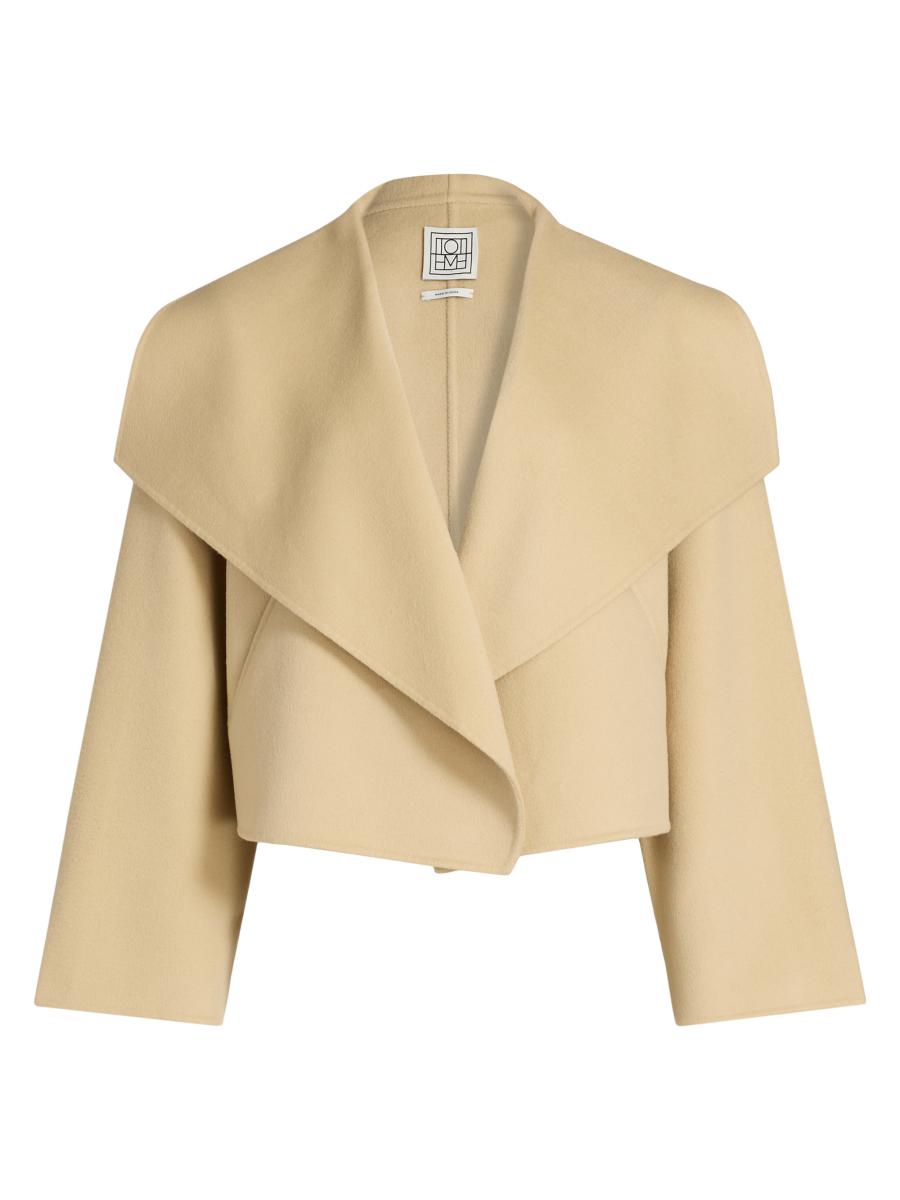 Toteme Signature Wool Double-Face Jacket | Saks Fifth Avenue