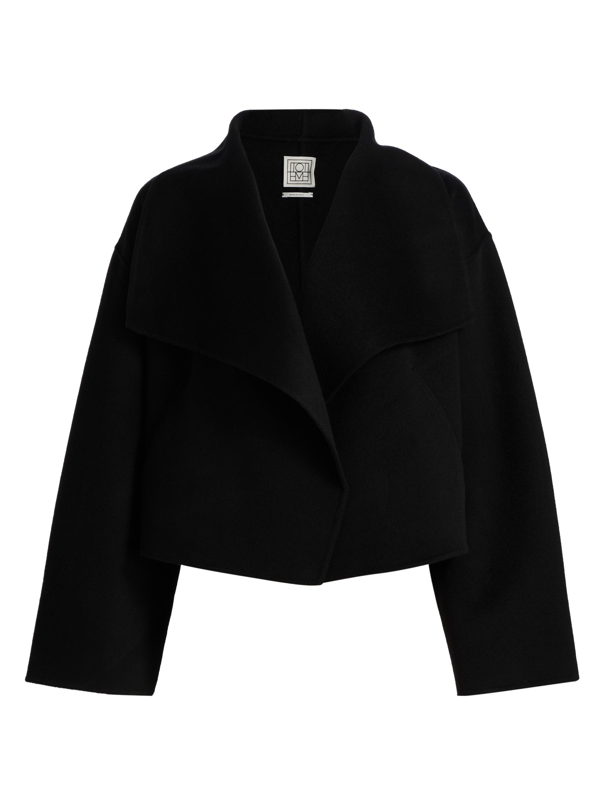 Toteme Collarless Cinched Jacket | Saks Fifth Avenue