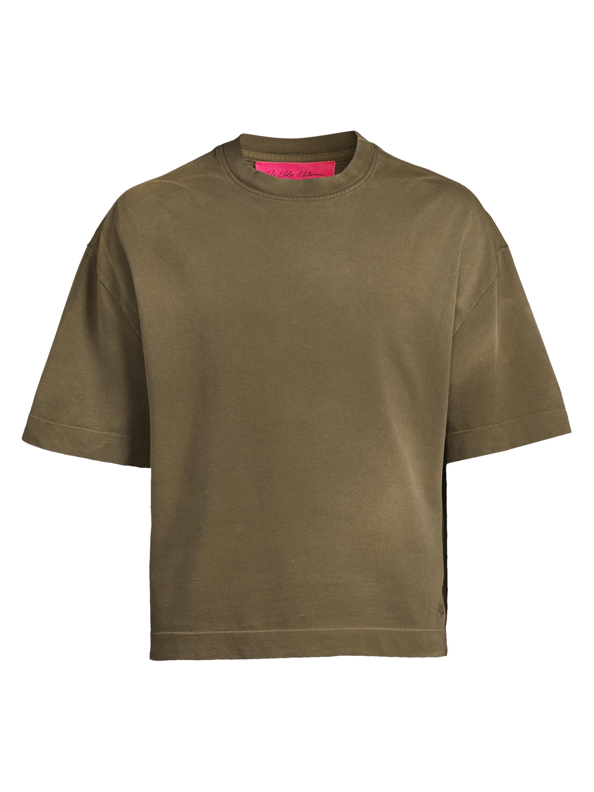 The Elder Statesman Men's Sunbleached Oversized T-Shirt - Kelp