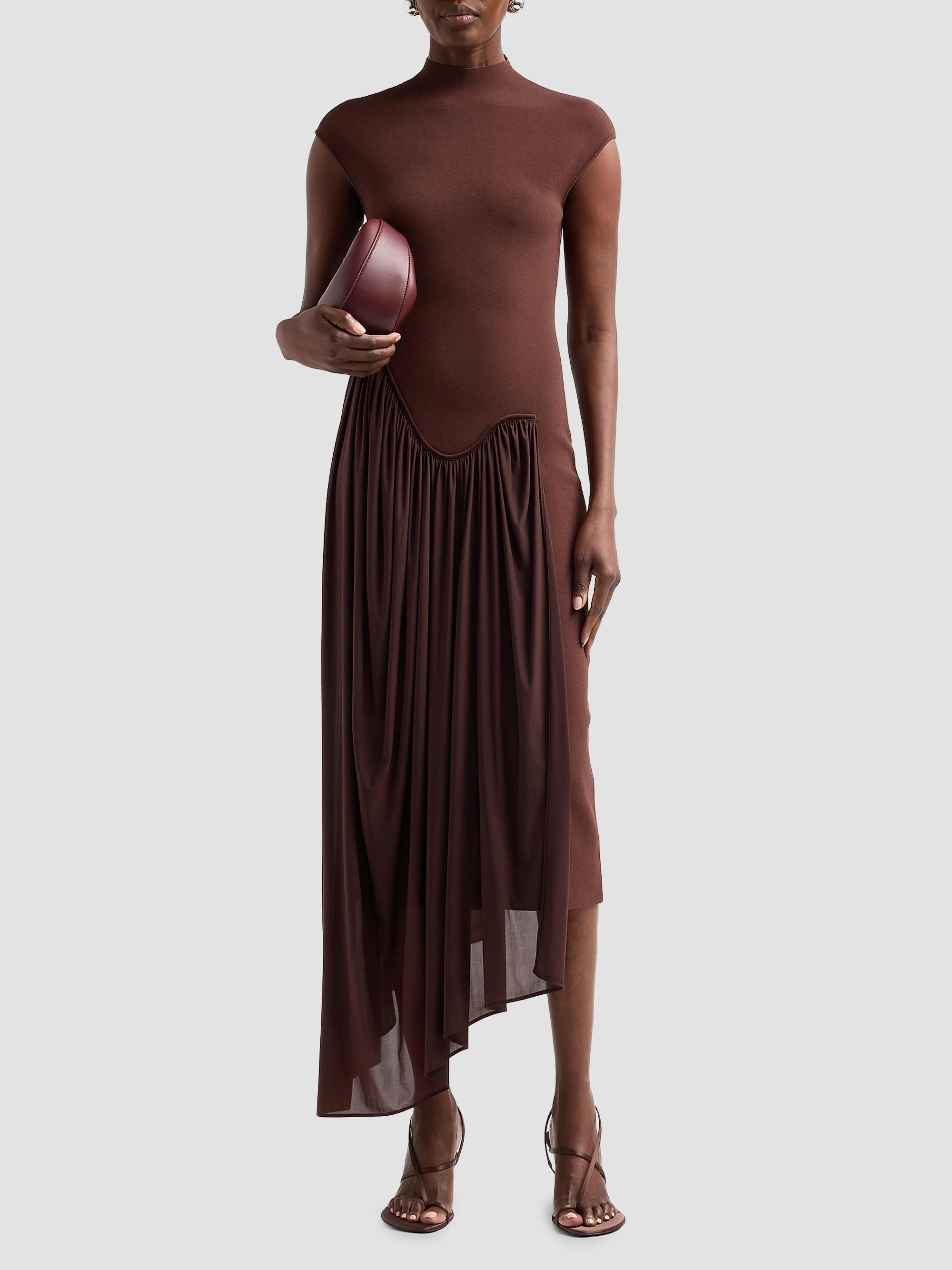 et ochs francis knit combo midi dress - Fondante plp-53407